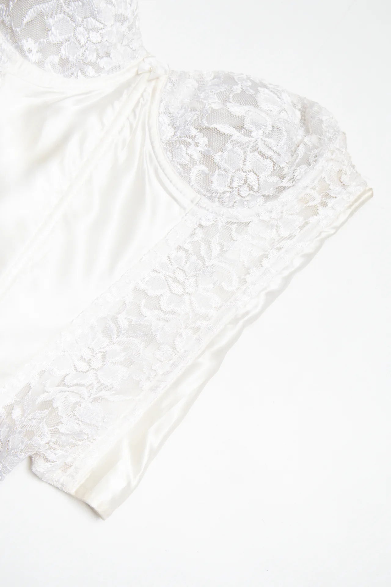 Dbf Bustier Corset Top White | c. 166 | Size Bra 14C