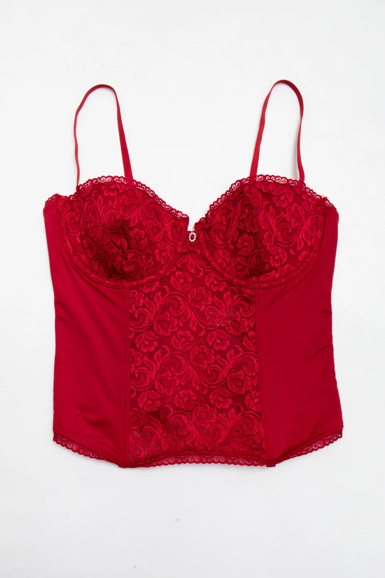 Benotti Bustier Top Red | c. 166 | Size Bra 16B
