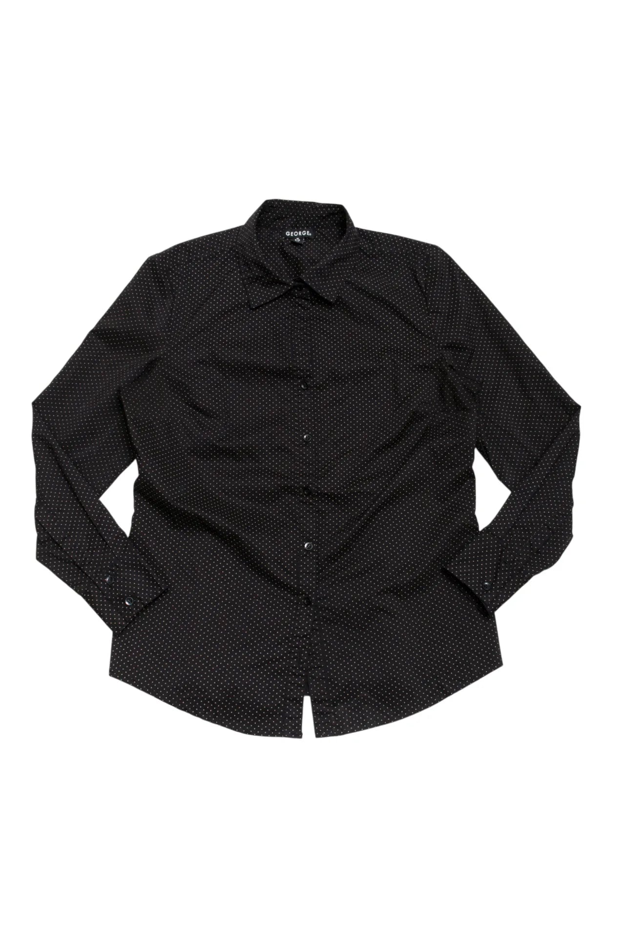 George Button-up Shirt Black | c. 166 | Size 8/10