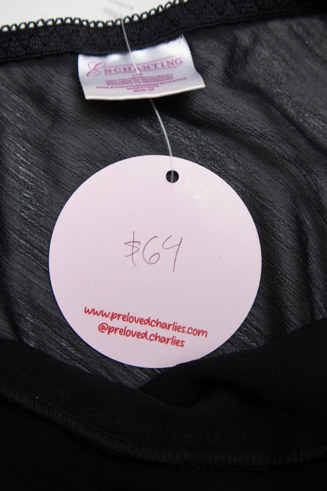 No Regretting Camisole Top Black | c. 166 | Size 12