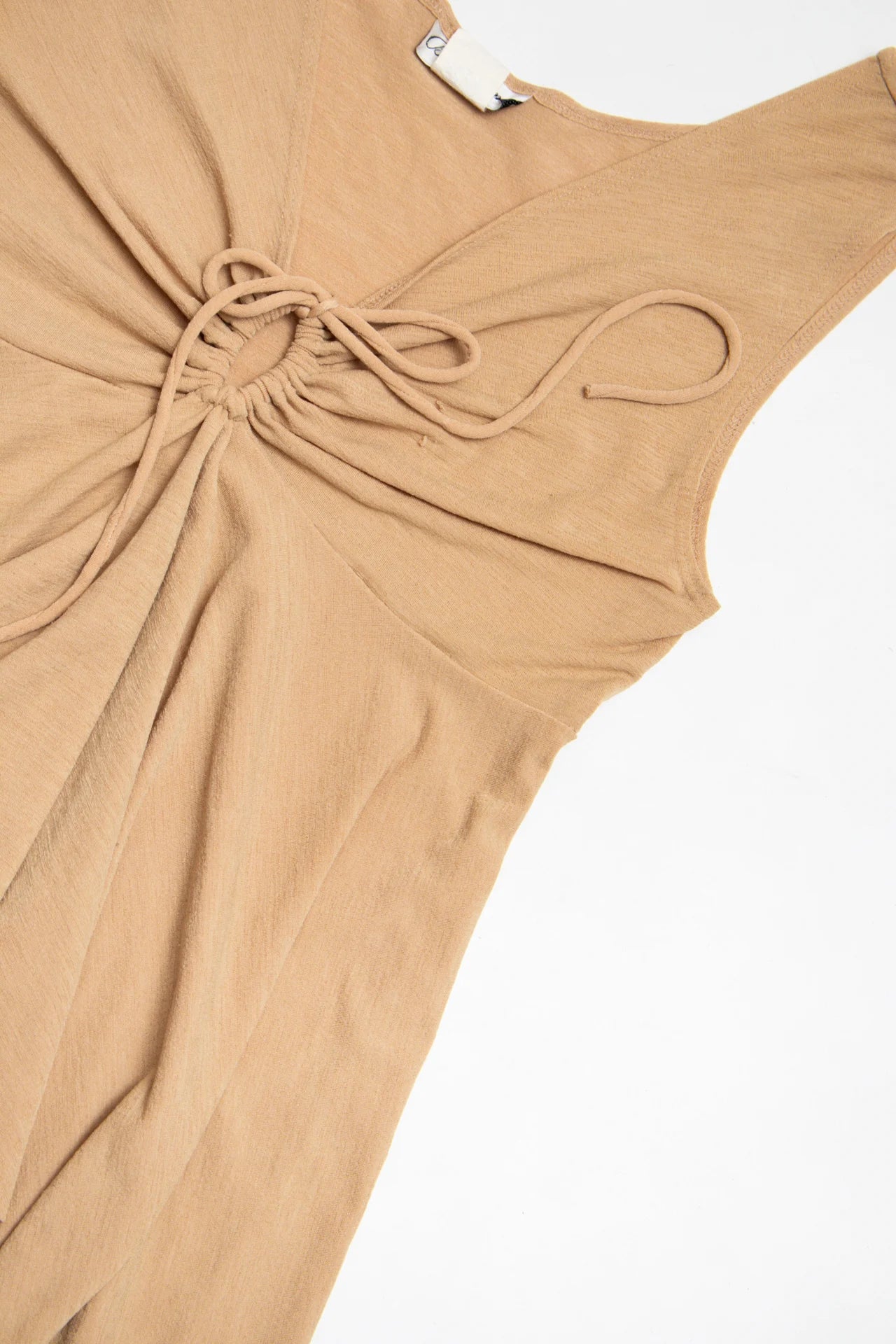 Belle Ami Asymmetrical Tank Top Beige | c. 166 | Size 12