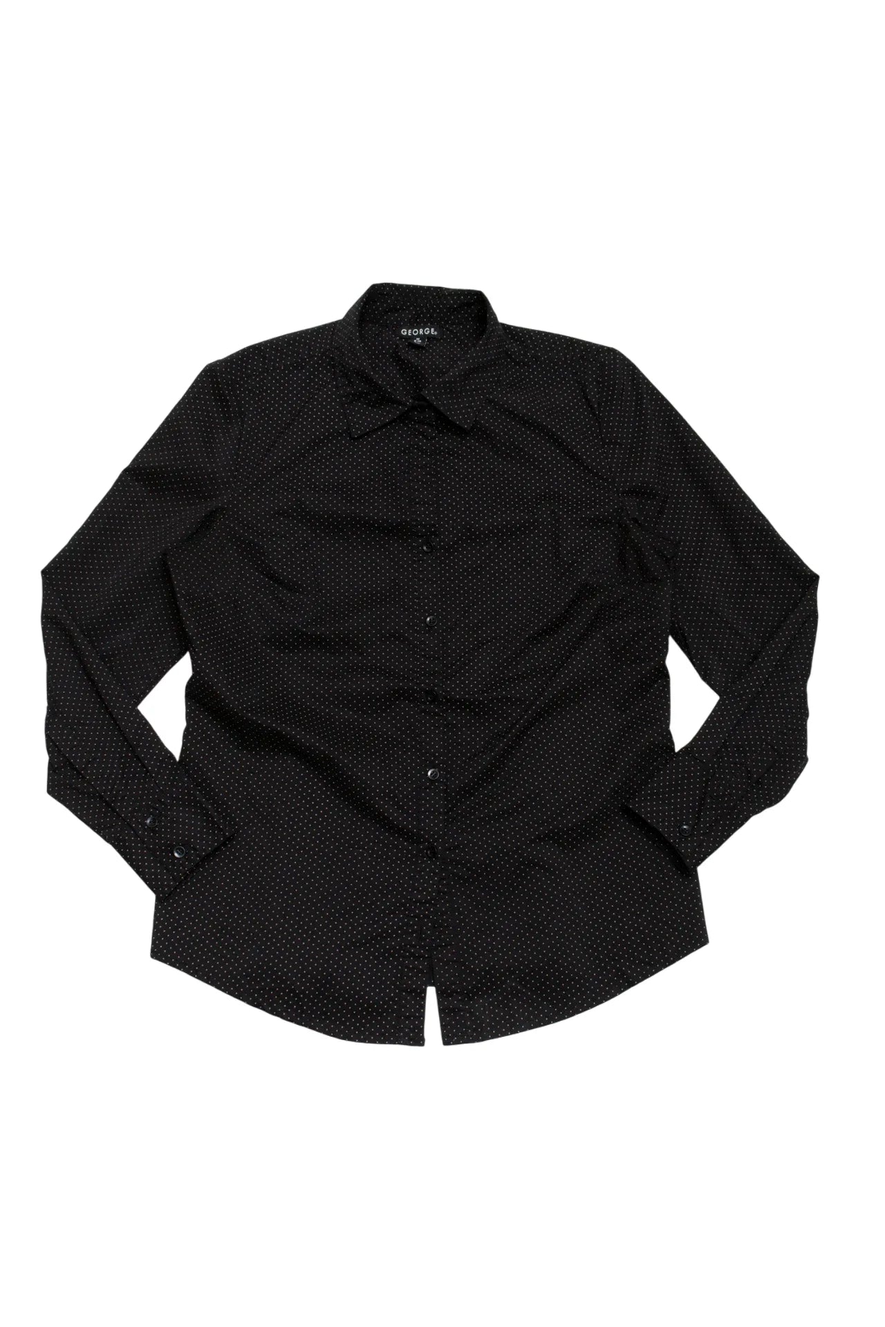 George Button-up Shirt Black | c. 166 | Size 8/10