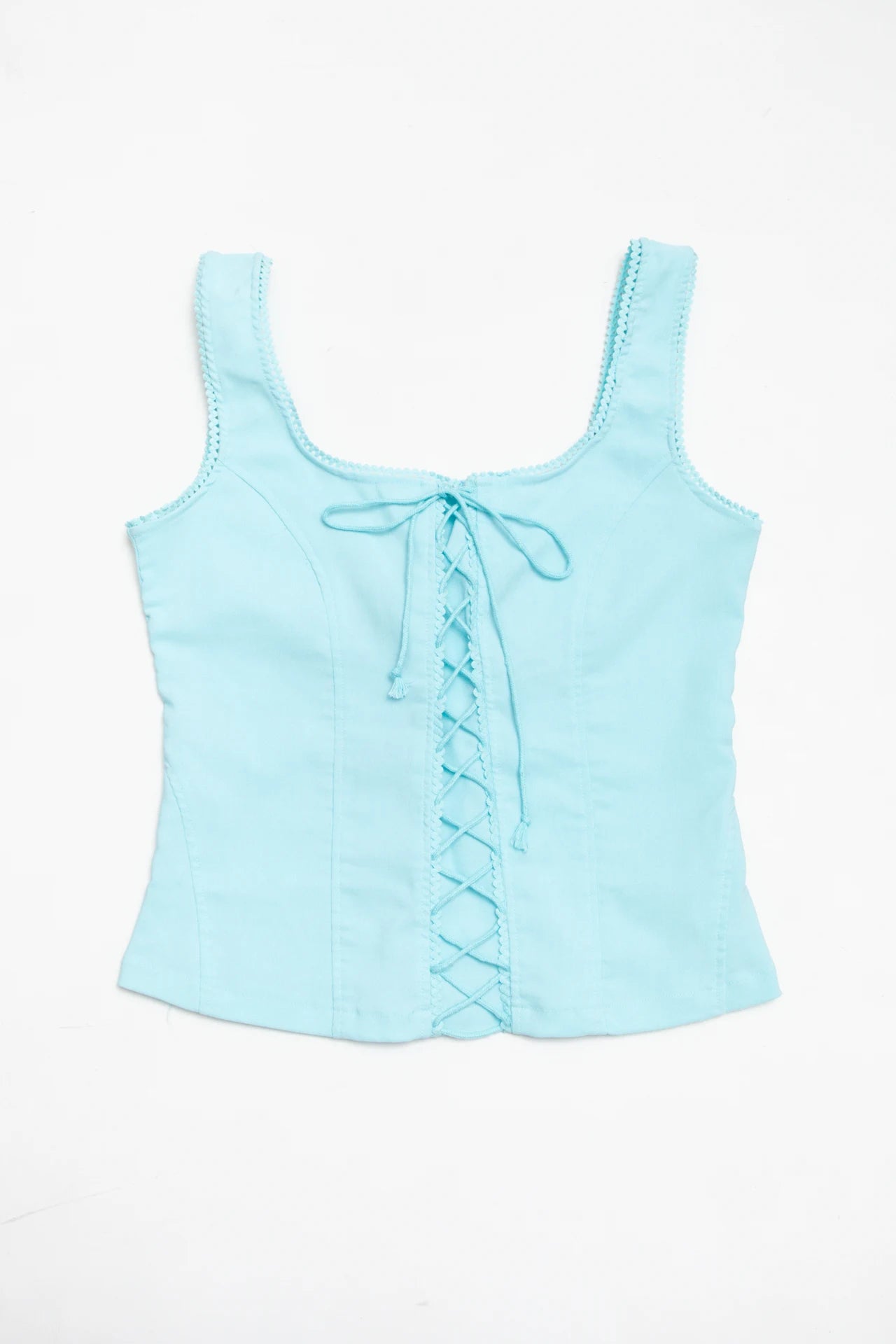 Corset Top Blue | c. 166 | Size 8