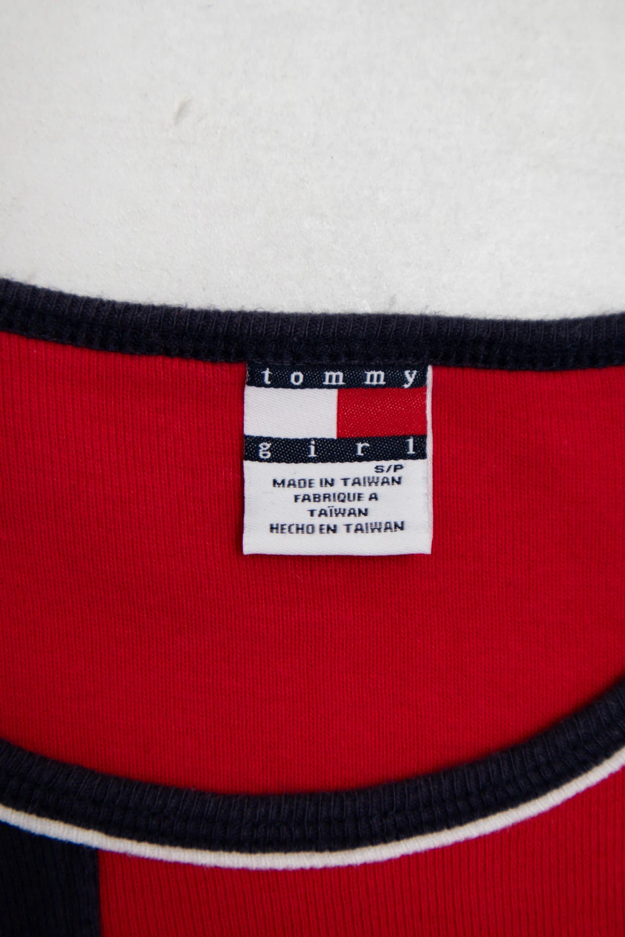 Tommy Girl Colorblock Sleeveless Tank Red | c. | Size 8