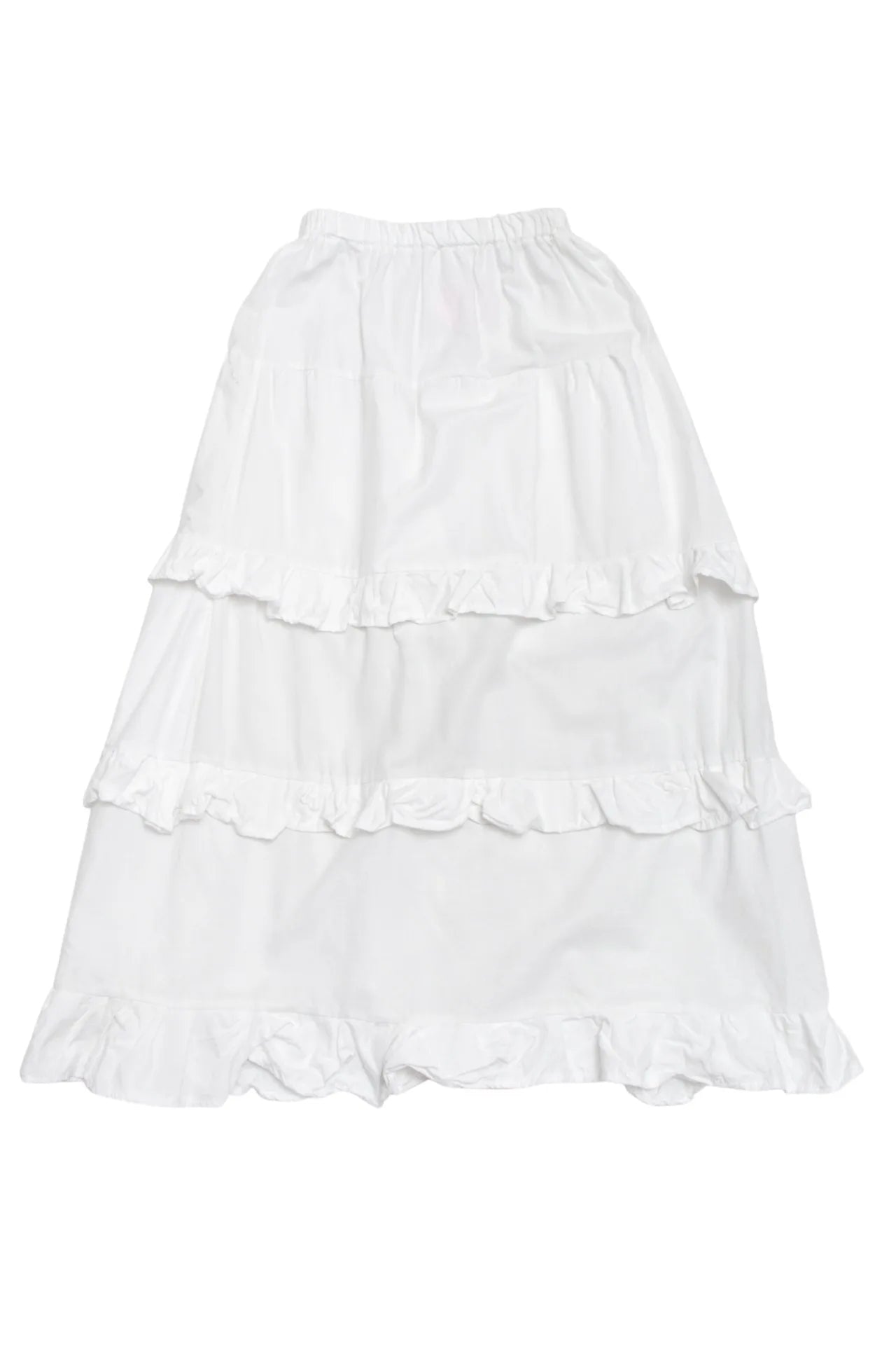 Ruffled Maxi Skirt White | c. | Size 6