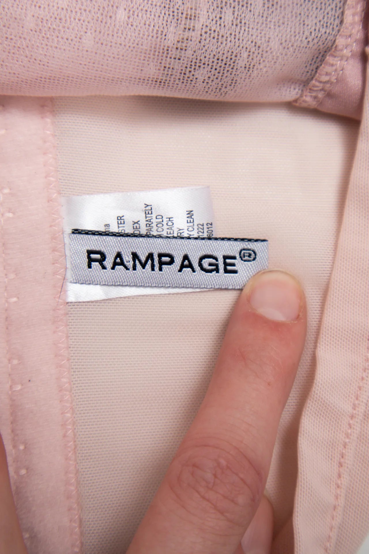 Rampage Bustier Top Pink | c. 166 | Size 8/10