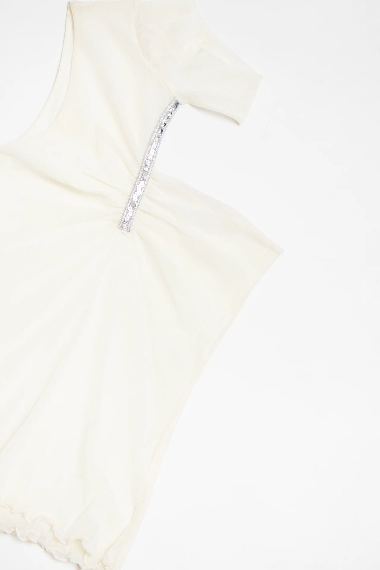 Lolly Pop Asymmetric Sleeveless Top White | c. 166 | Size 10