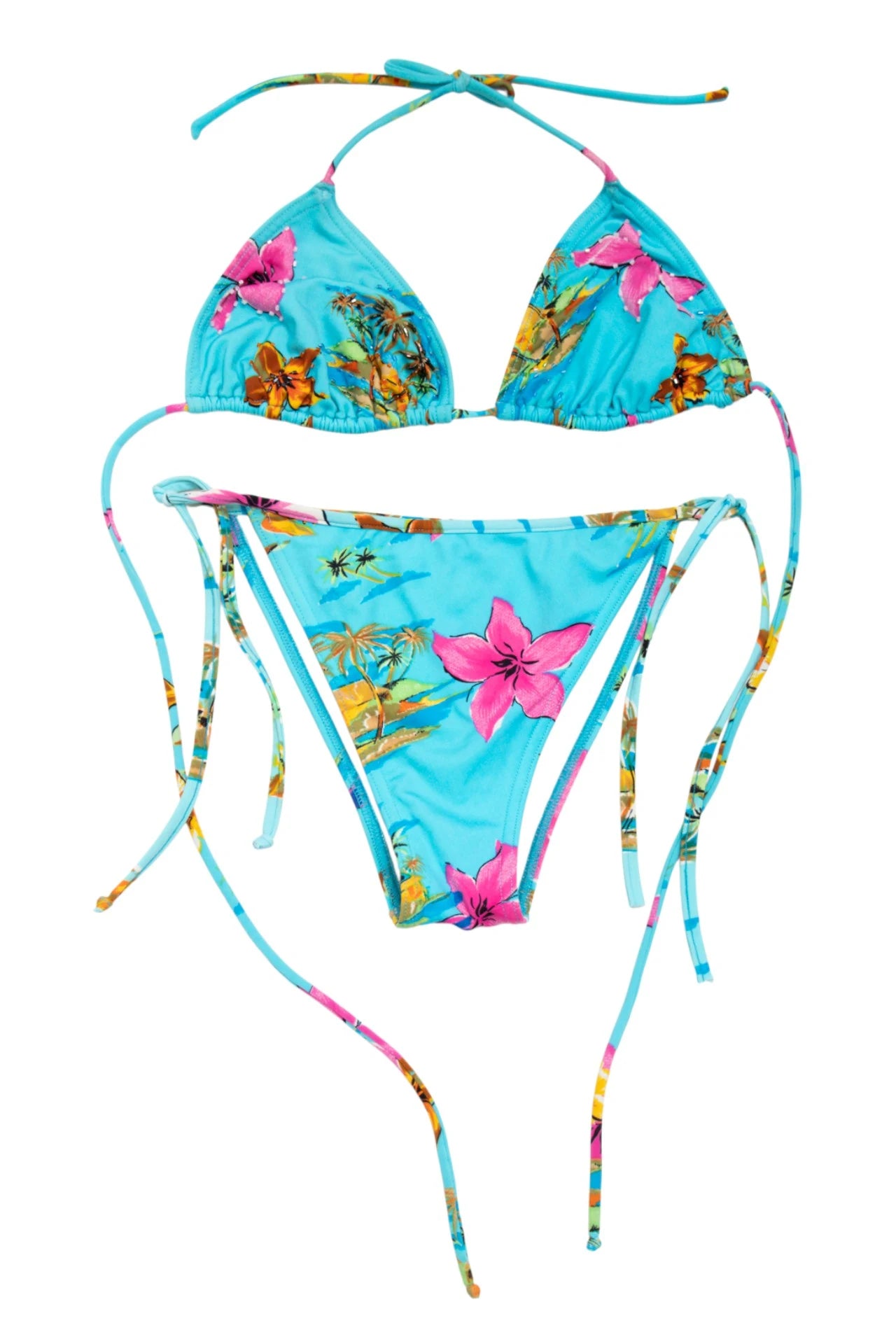 Ac Moda Praia Bikini Blue | c. 166 | Size 10