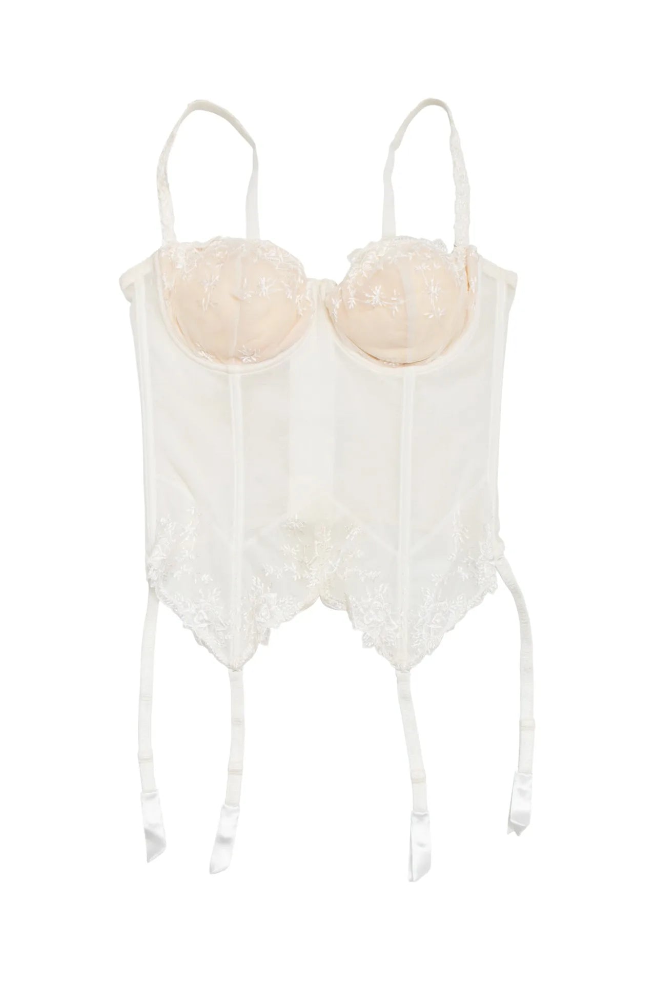 Bustier/corset White | c. 166 | Size 8/10 | D cup