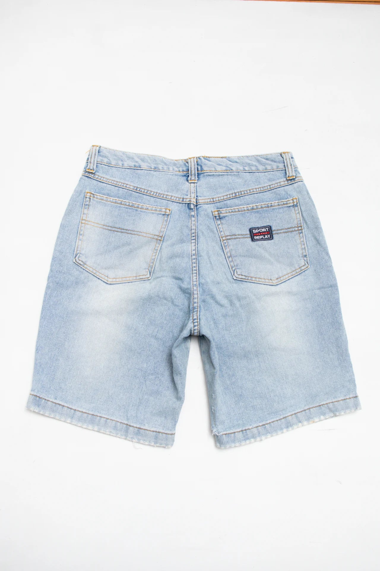 Sport Replay Denim Shorts Blue | c. 166 | Size 10