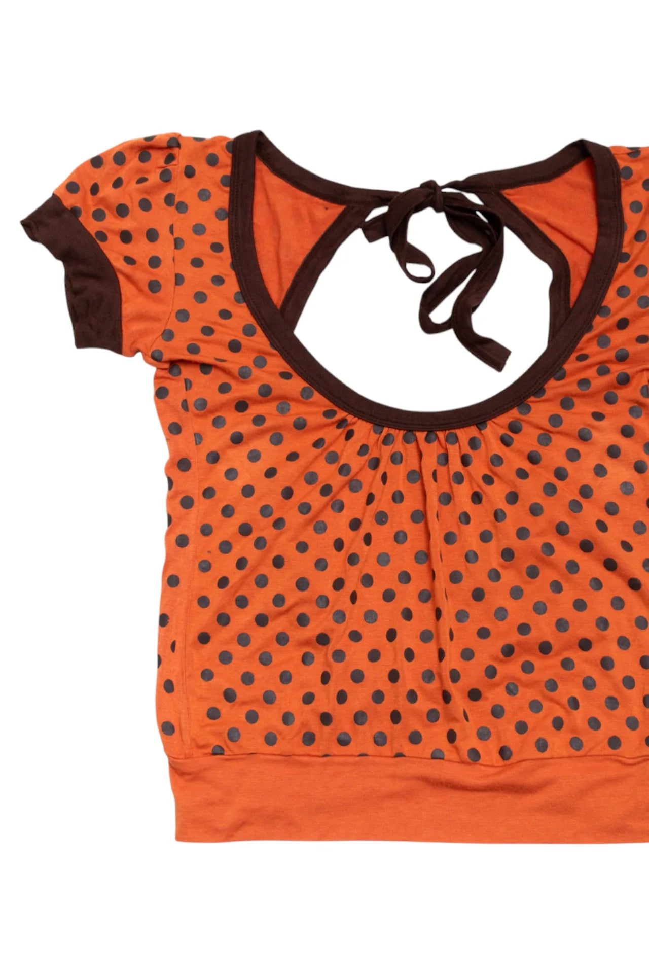Short Sleeve Top Orange | c. 166 | Size 10
