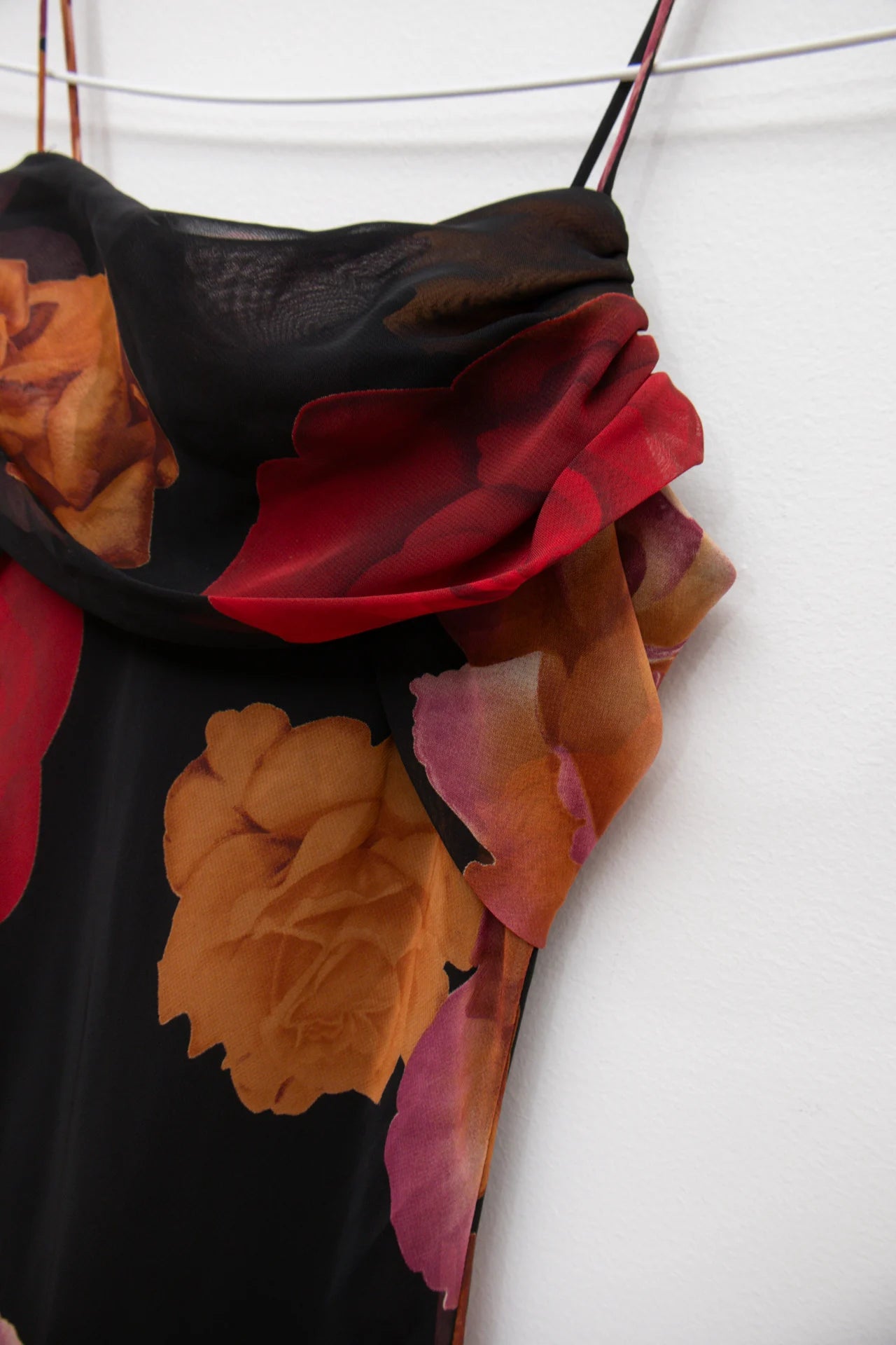 Betsy & Adam By Jaslene Maxi Slip Dress Black | c. 166 | Size 6