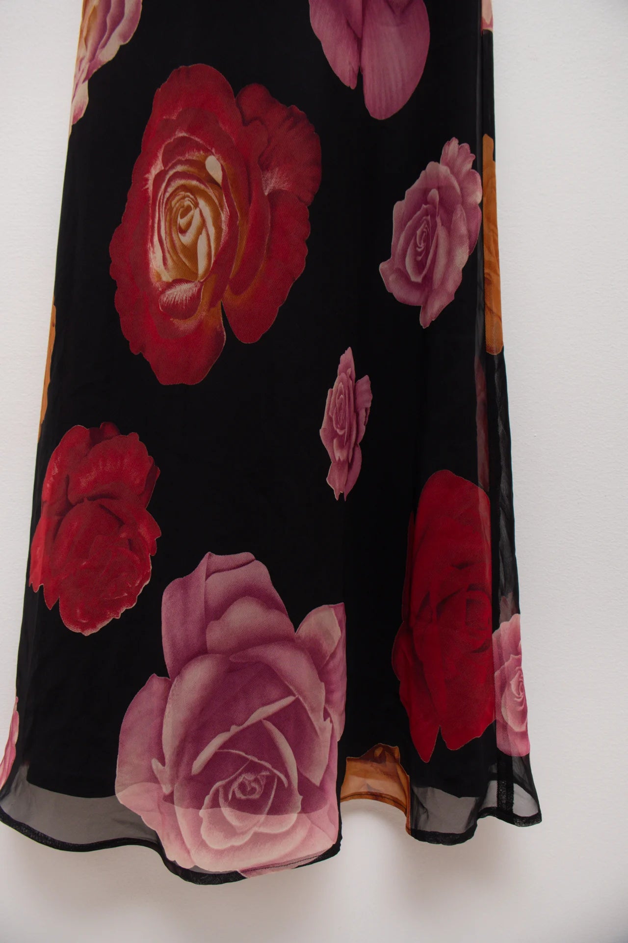 Betsy & Adam By Jaslene Maxi Slip Dress Black | c. 166 | Size 6