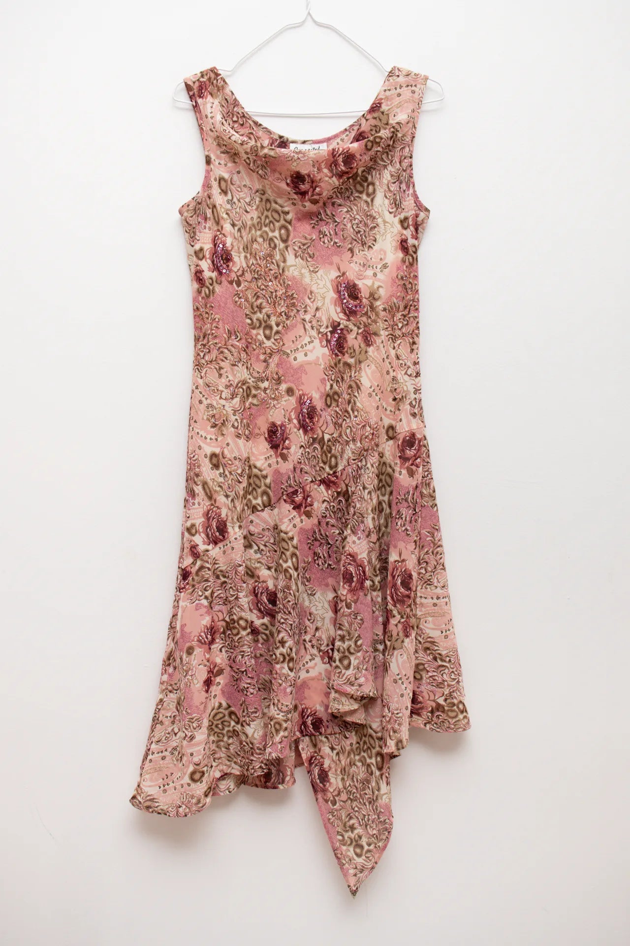 Connected Sleeveless Midi Dress Beige | c. 166 | Size 10