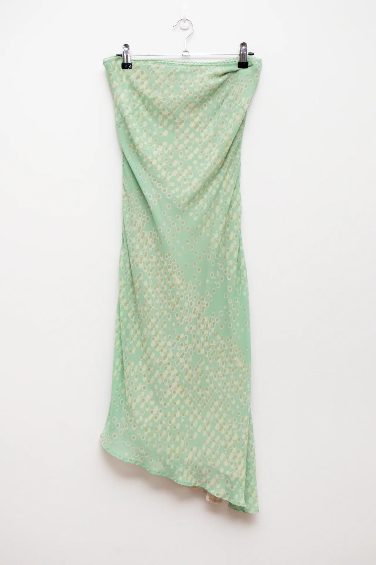 Maria Bianca Nero Strapless Dress Green | c. 166 | Size 8/10