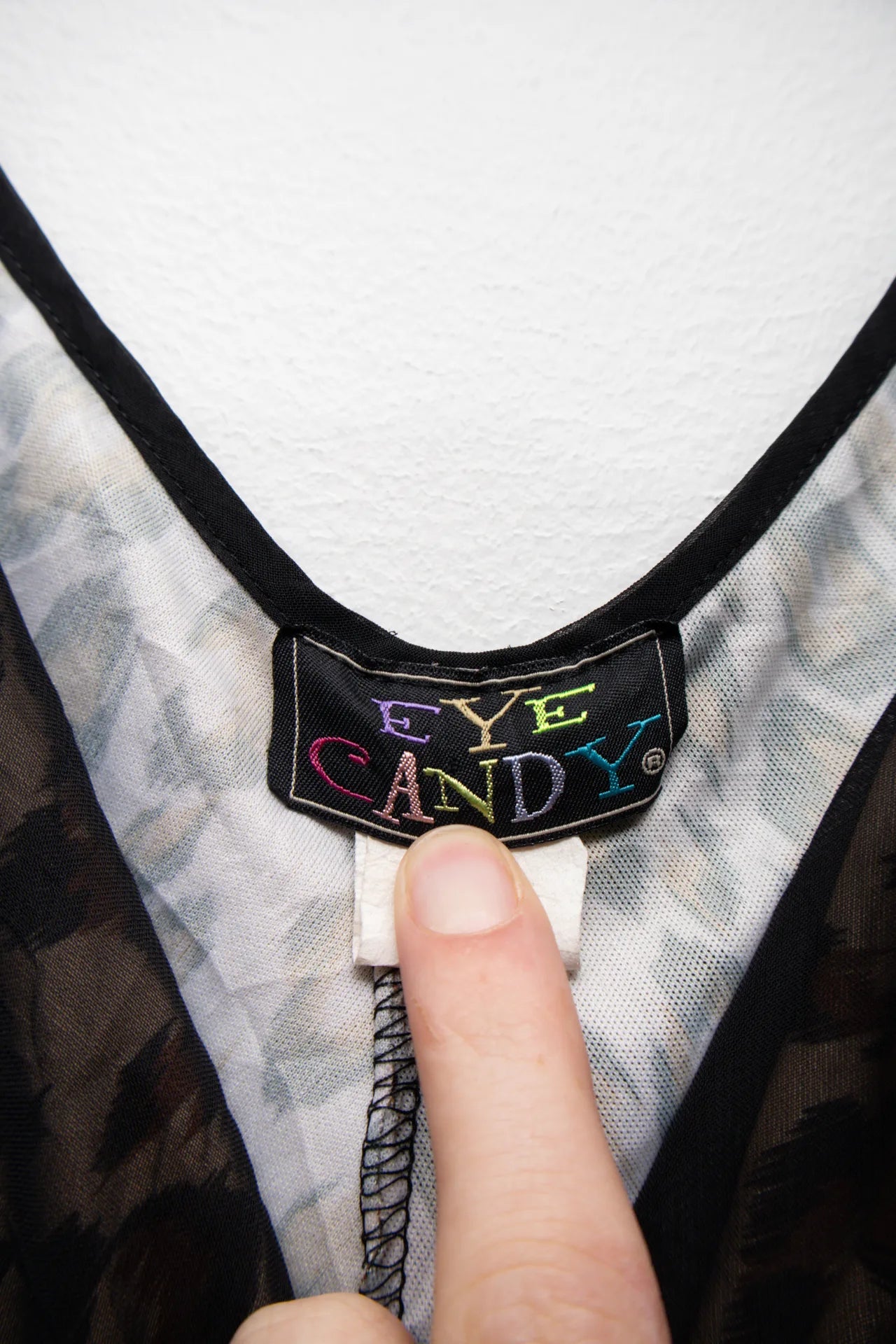 Eye Candy Leopard Print Mesh Slip Dress Brown | c. 166 | Size 6/8