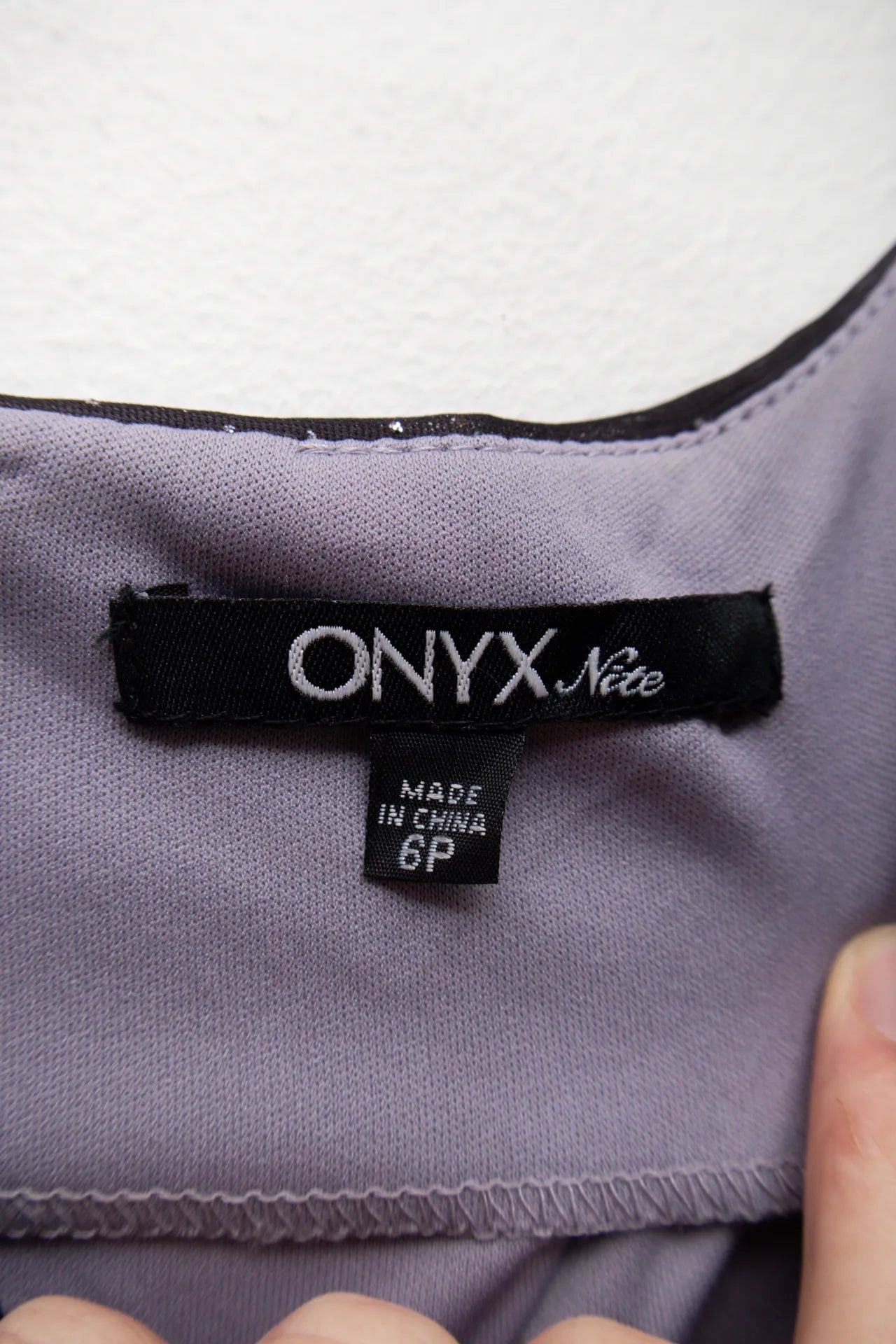 Onyx Nite Dress Gray | c. 166 | Size 10