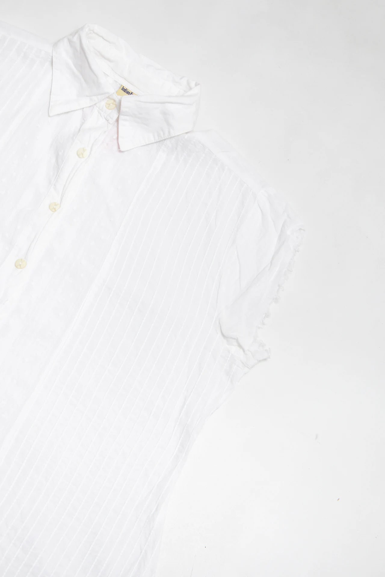 Indian Emporium Button-up Blouse White | c. 166 | Size 12/14