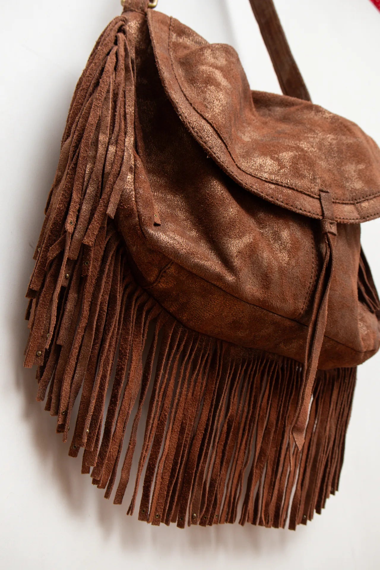 Hobo Bag Brown | c. 166 | Size