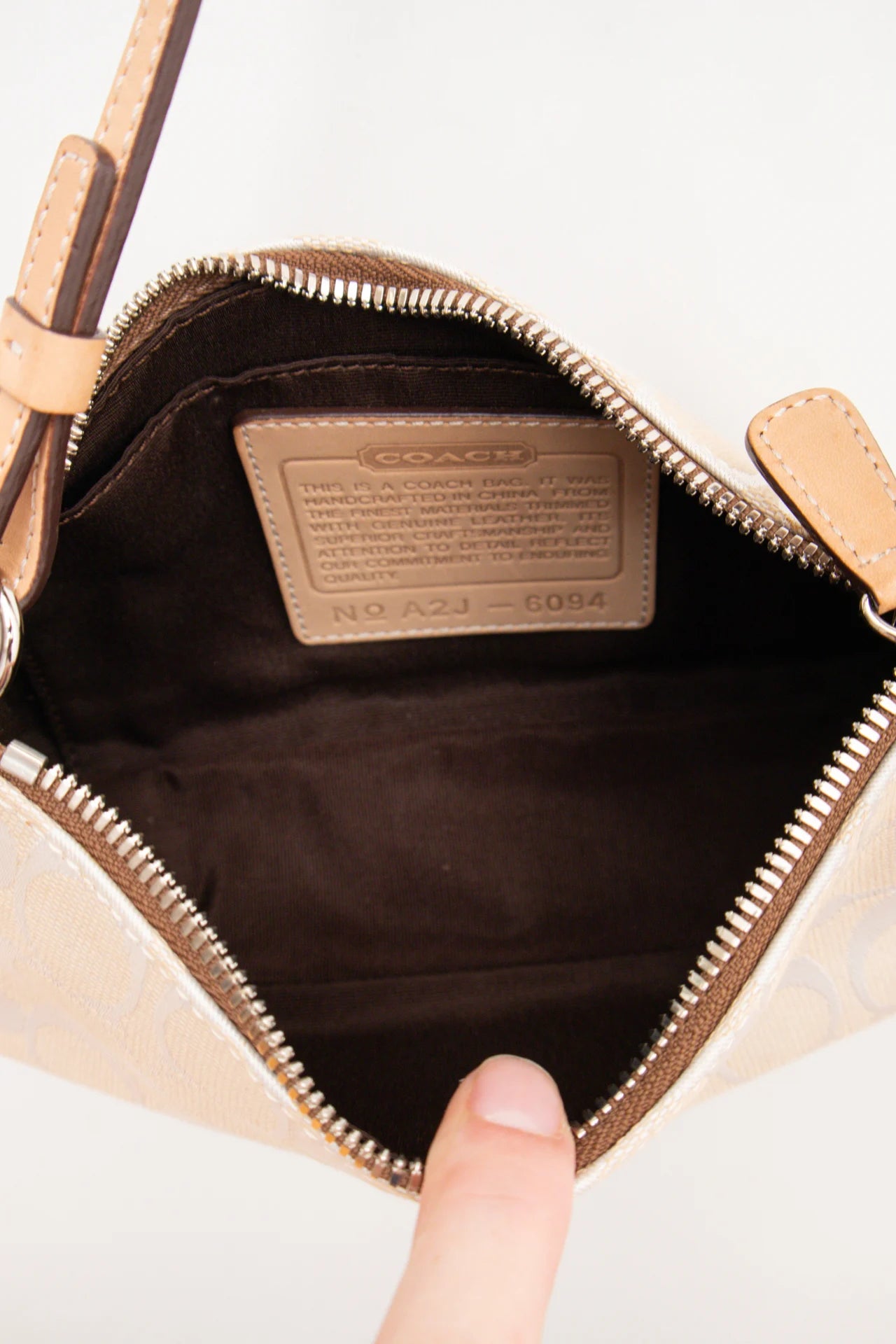 Coach /accessories/bag Beige | c. 166 | Size