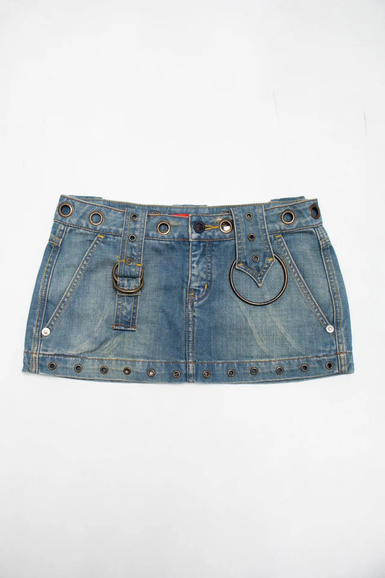 Phard Basic Jeans Denim Mini Skirt Blue | c. 167 | Size 8