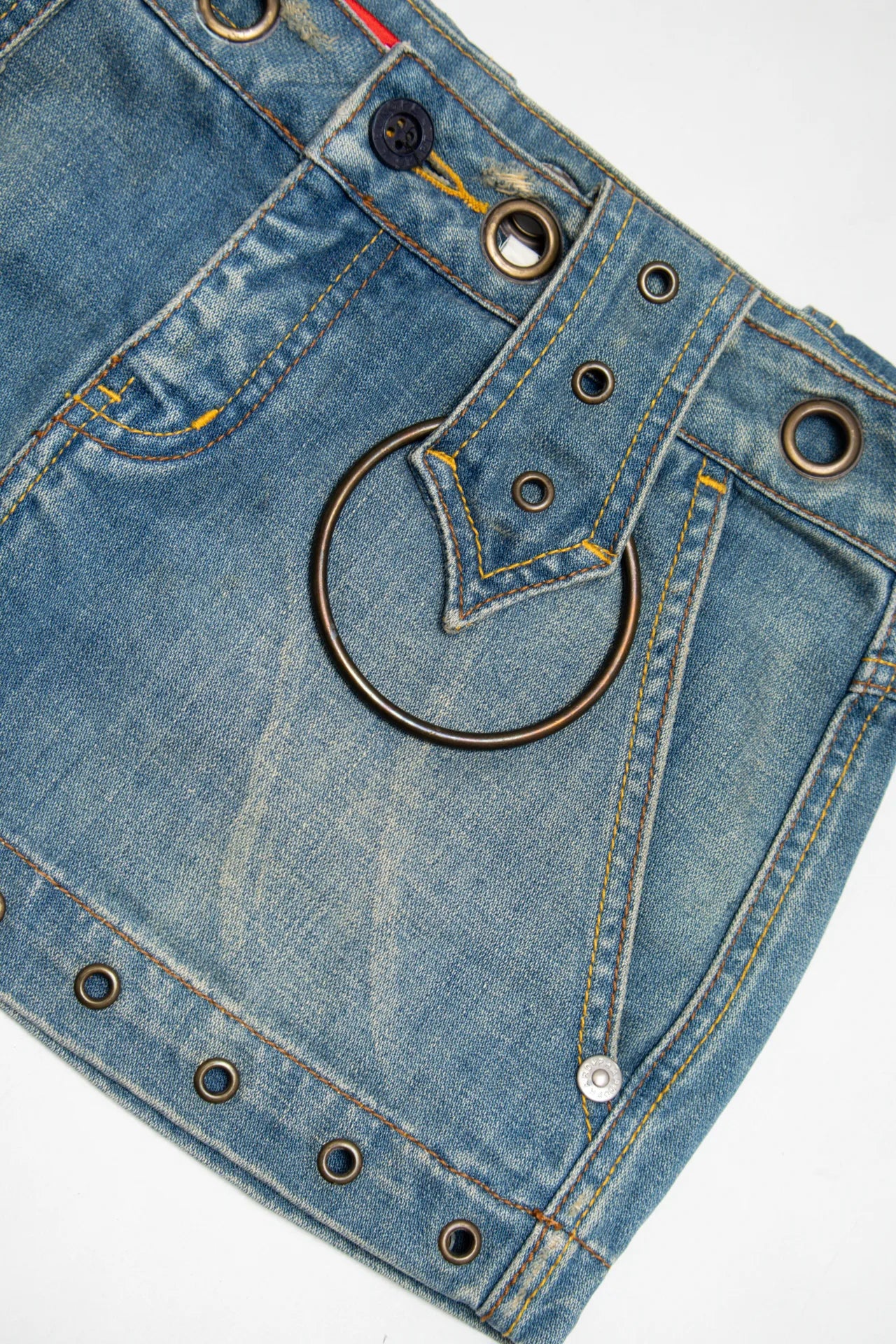 Phard Basic Jeans Denim Mini Skirt Blue | c. 167 | Size 8