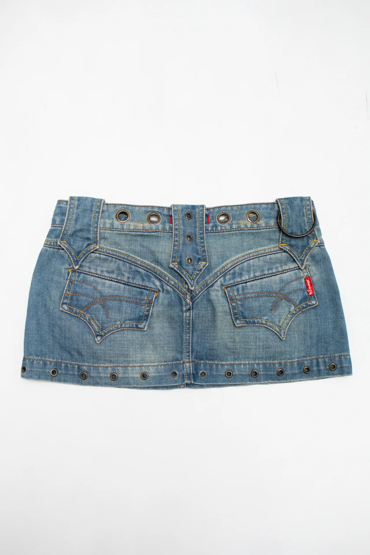 Phard Basic Jeans Denim Mini Skirt Blue | c. 167 | Size 8