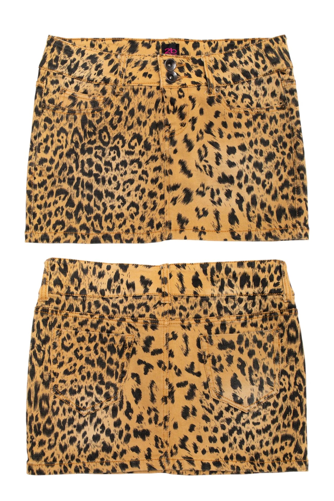 2b Bebe Mini Skirt Yellow | c. 167 | Size 8