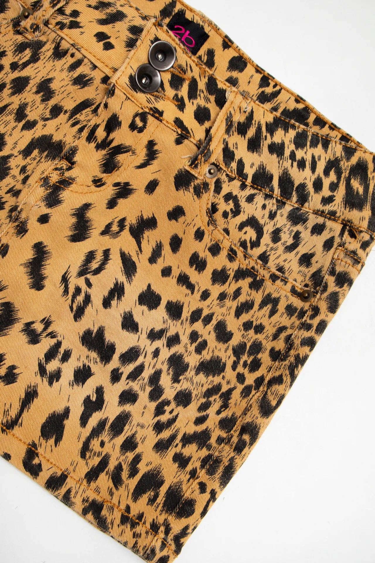 2b Bebe Mini Skirt Yellow | c. 167 | Size 8