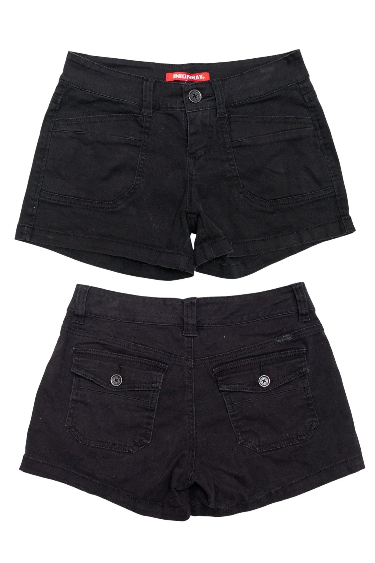 Unionbay Casual Cotton Shorts Black | c. 167 | Size 6/8