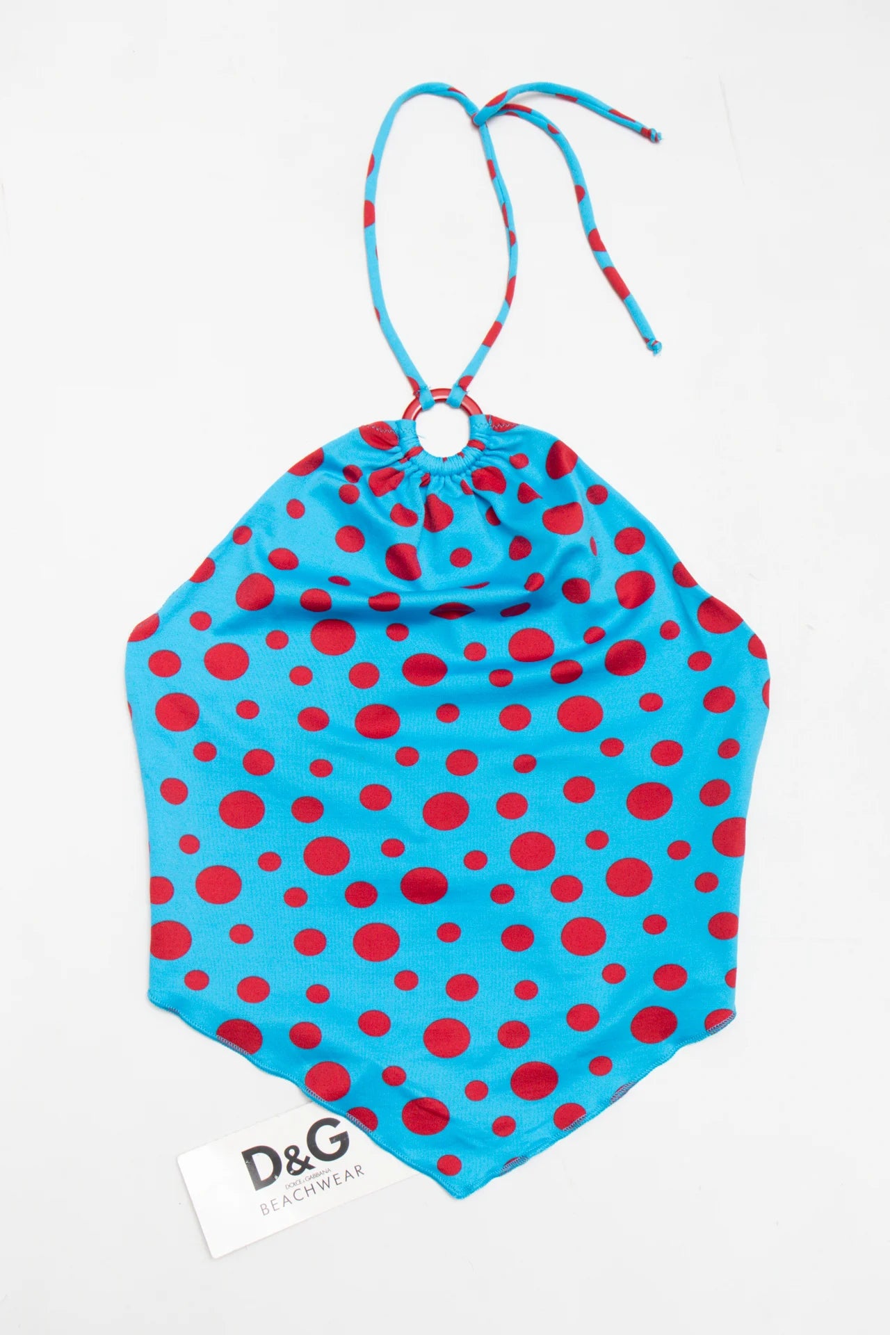 D&g Halter Top Blue | c. 167 | Size 8