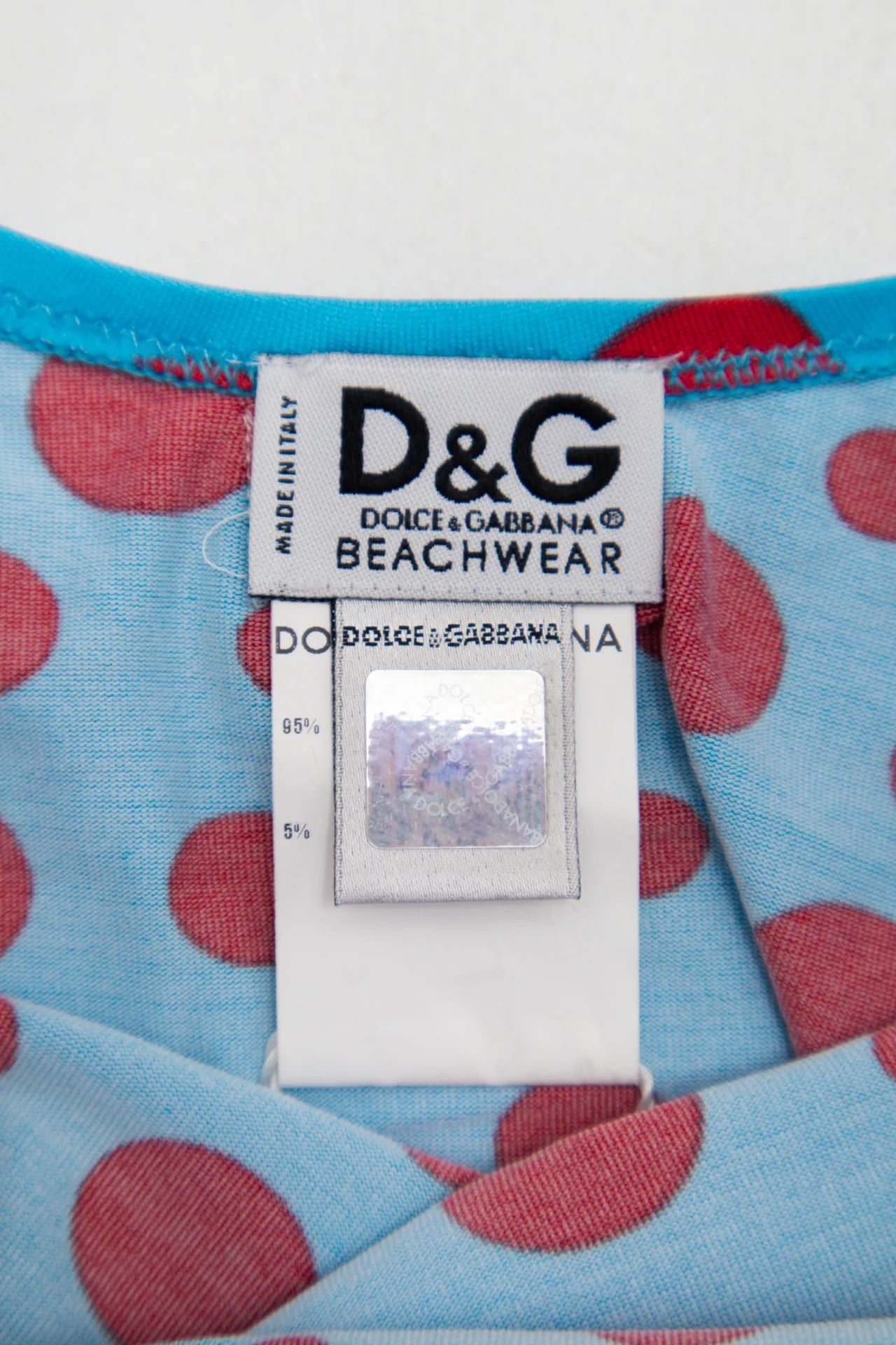 D&g Halter Top Blue | c. 167 | Size 8