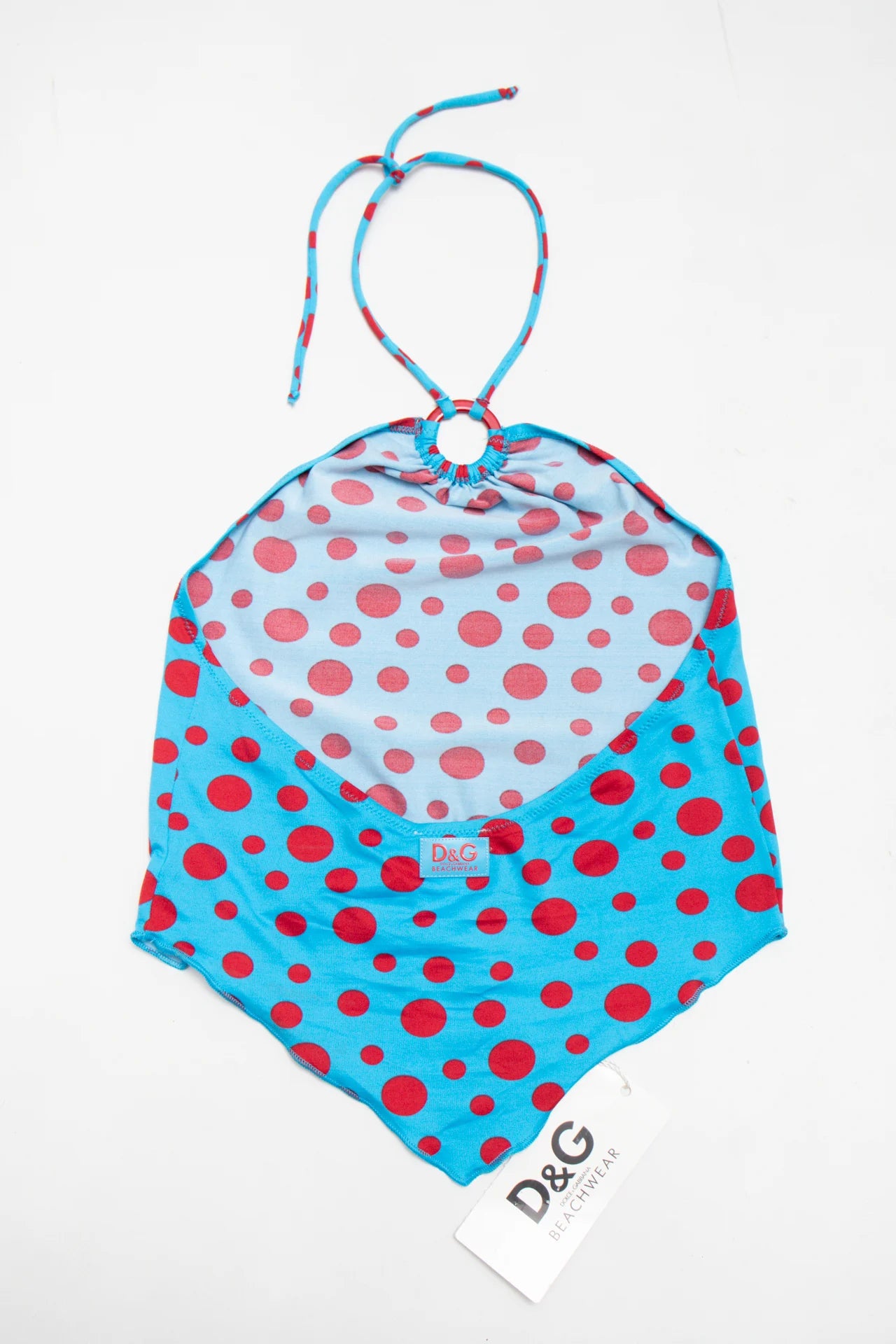 D&g Halter Top Blue | c. 167 | Size 8