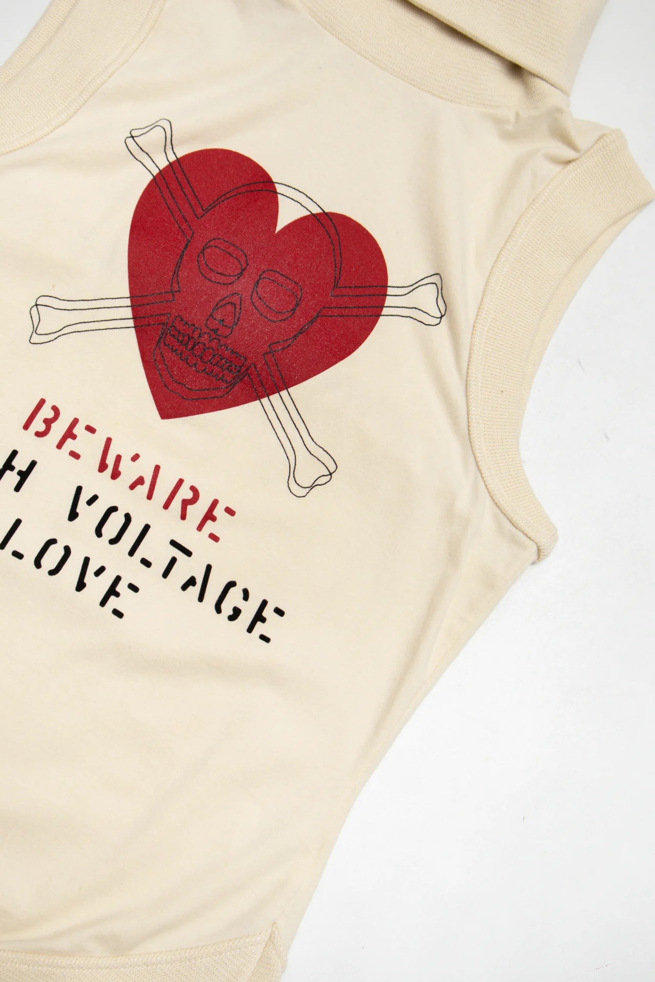 Moschino Jeans Sleeveless Top Beige | c. 167 | Size 6/8