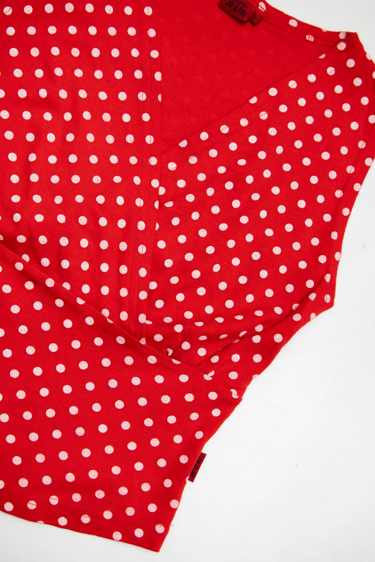 Dite Jeans Sleeveless Top Red | c. 167 | Size 8