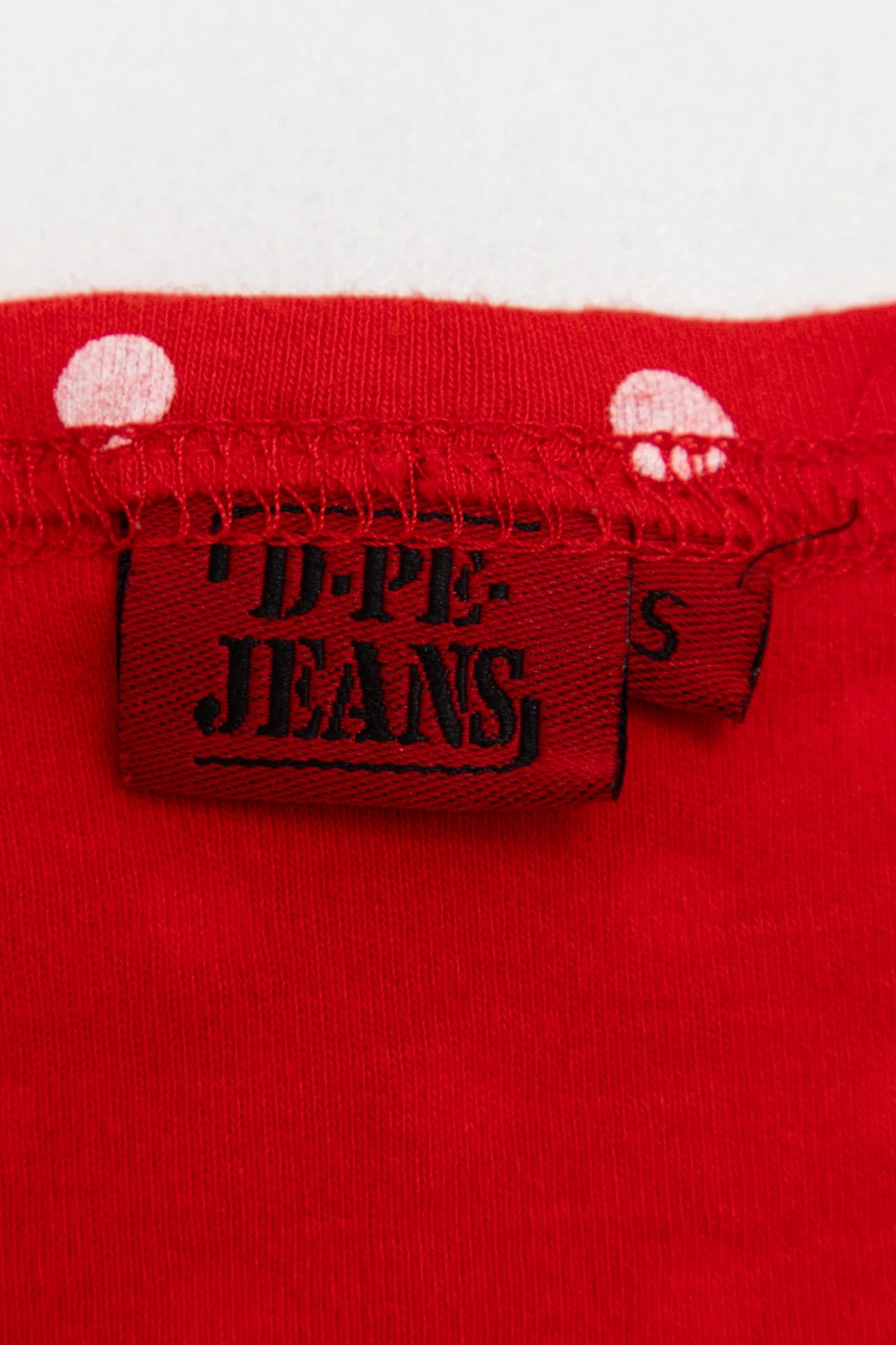 Dite Jeans Sleeveless Top Red | c. 167 | Size 8