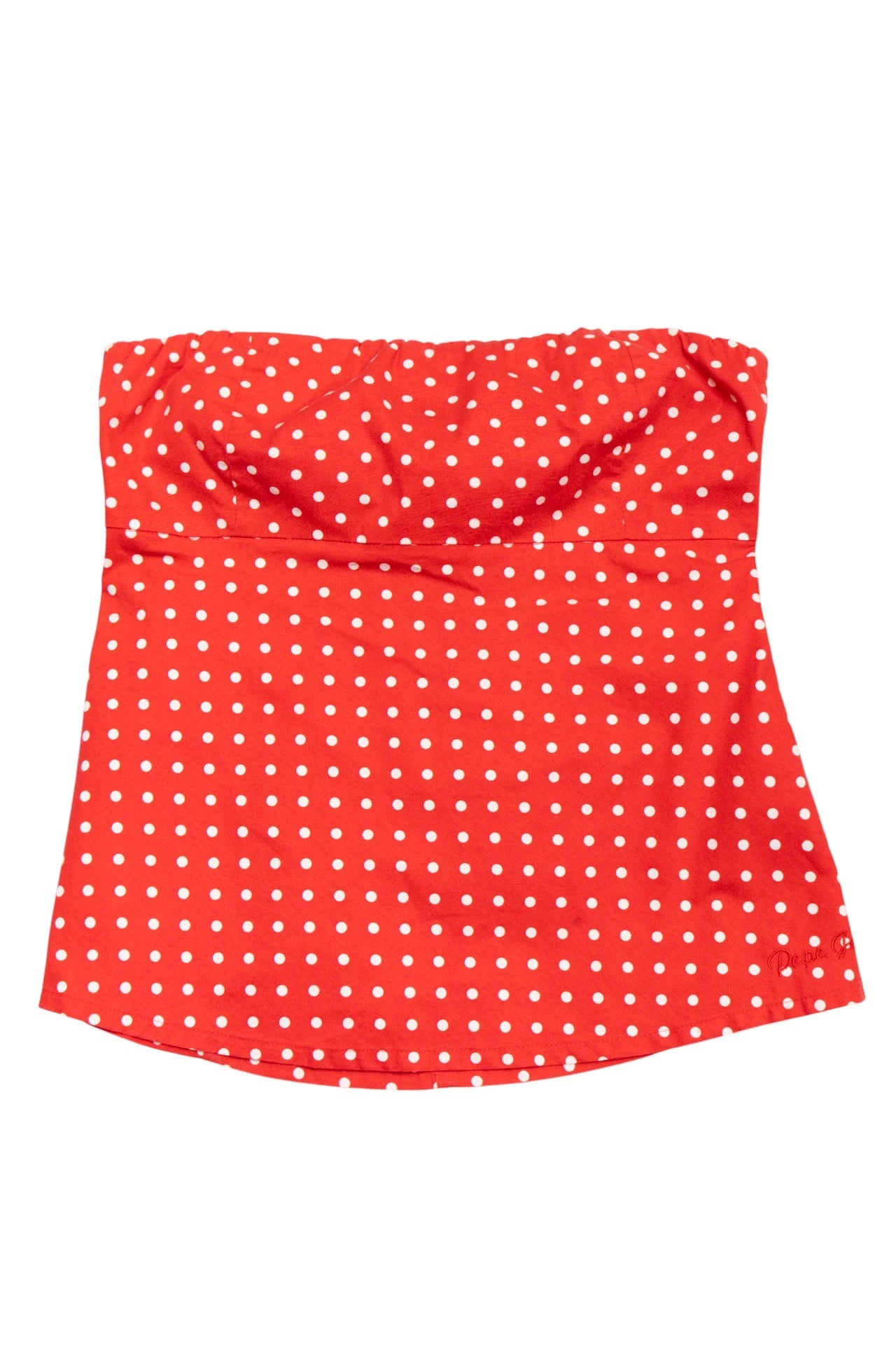 Pepe Jeans Strapless Tube Top Red | c. 167 | Size 10