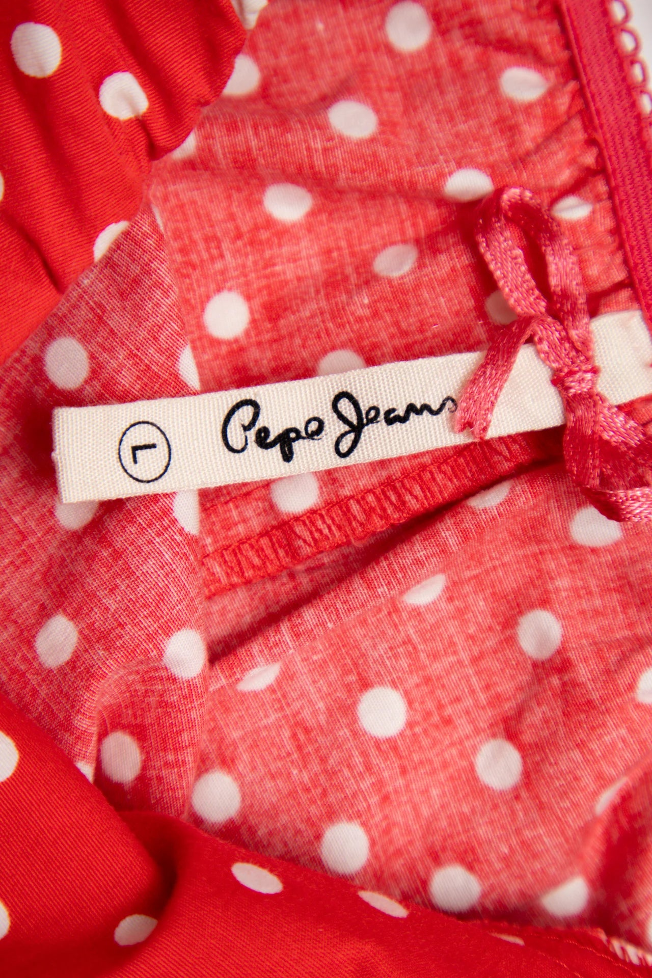 Pepe Jeans Strapless Tube Top Red | c. 167 | Size 10