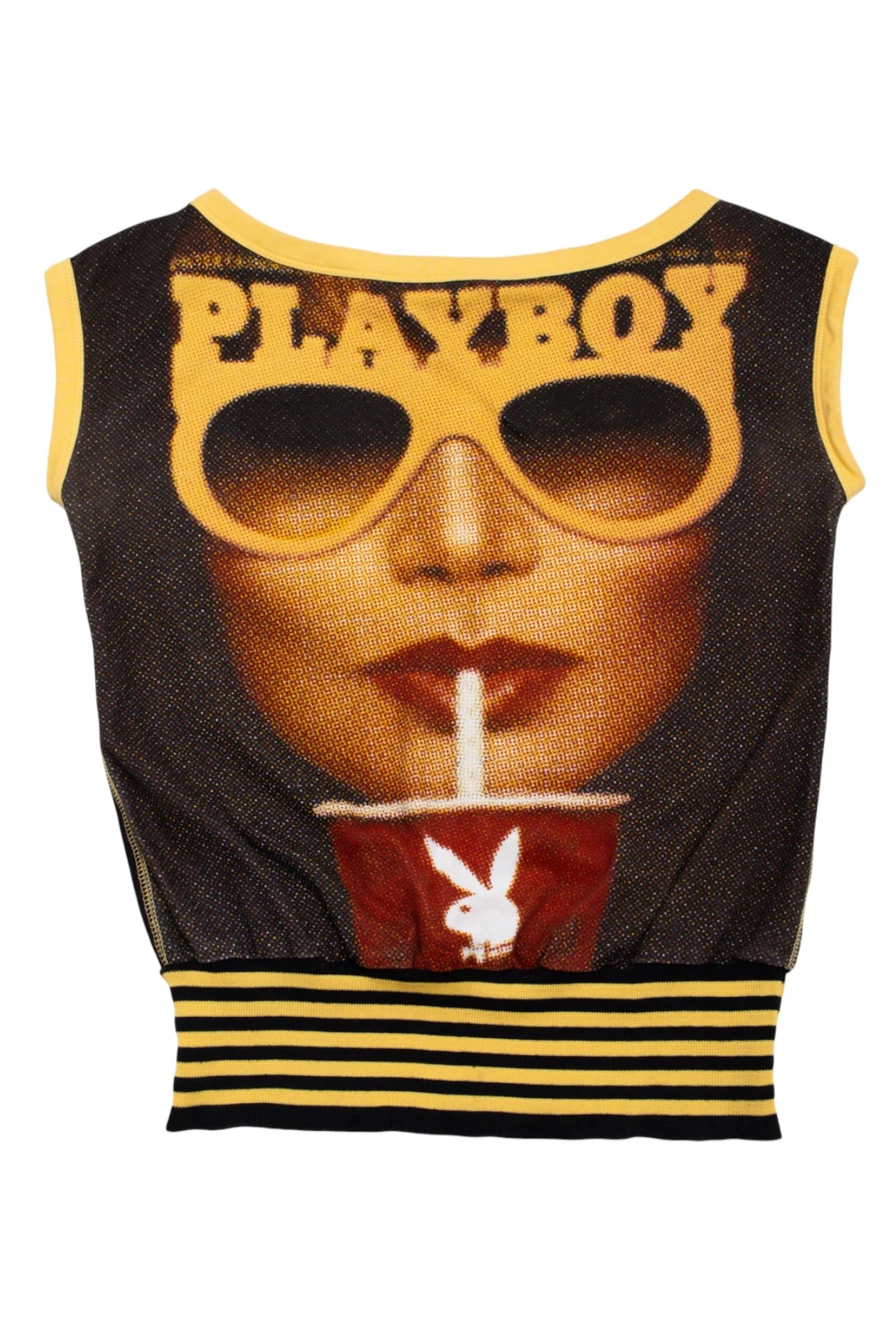 Playboy Top Yellow | c. 167 | Size 8