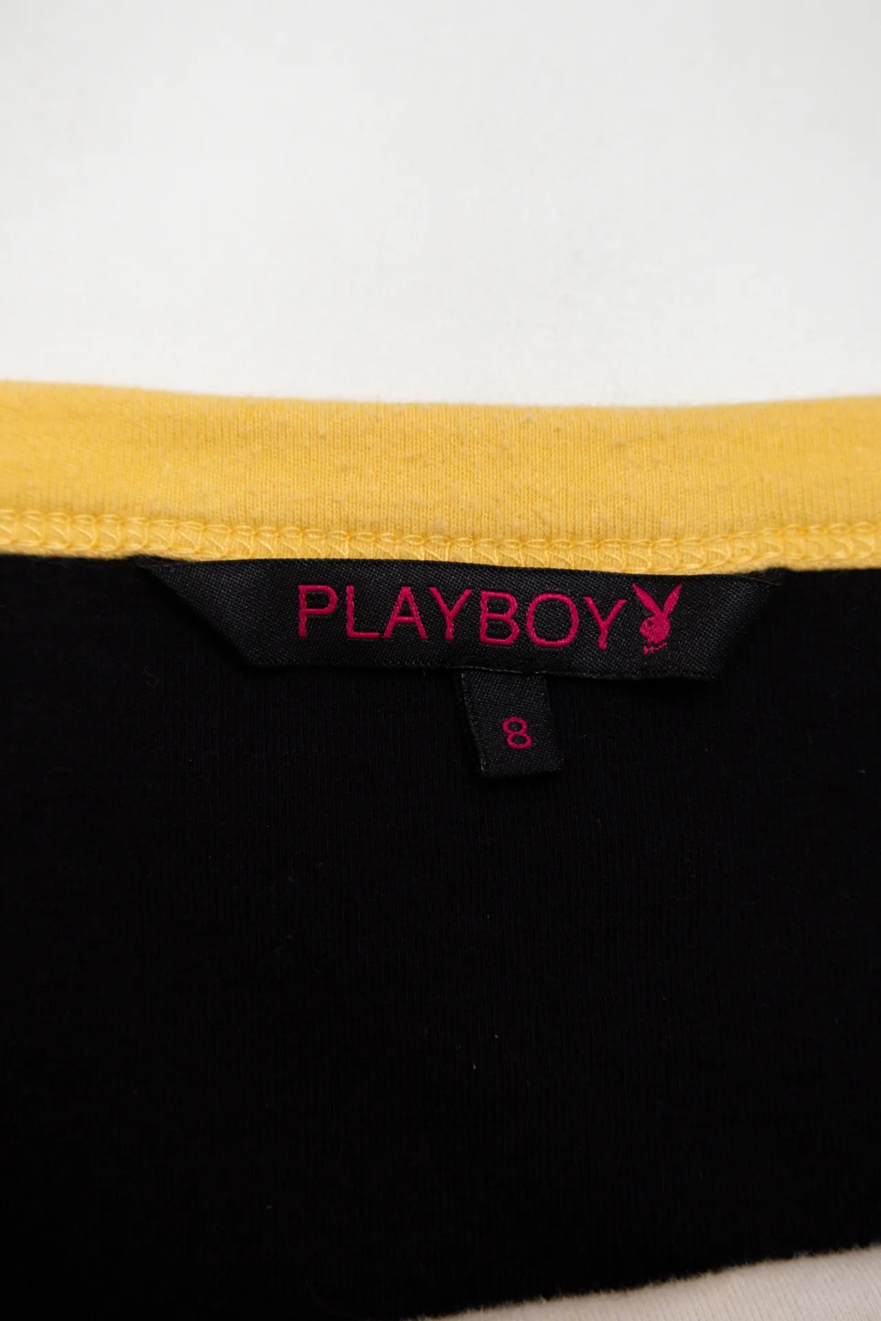 Playboy Top Yellow | c. 167 | Size 8