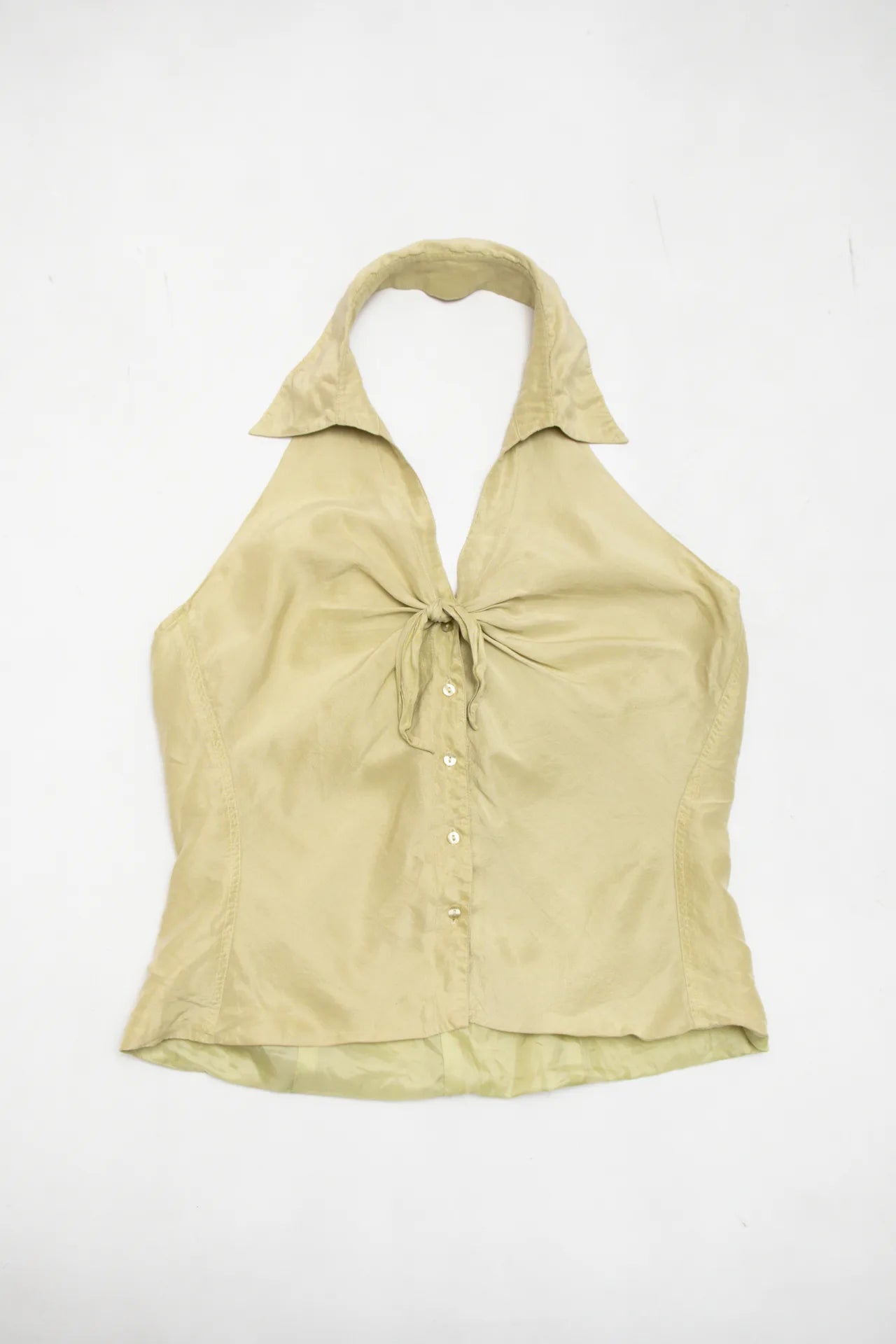 Ice Halter Top Beige | c. 167 | Size 10