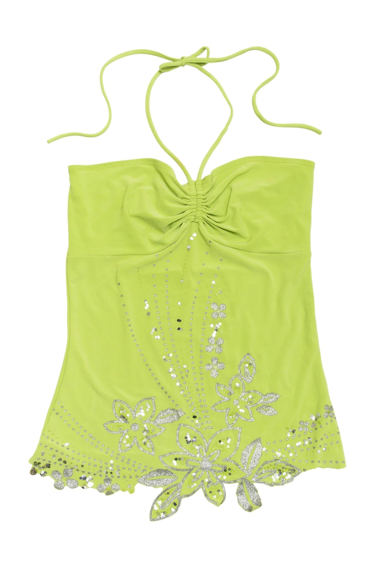 Assa Halter Top Green | c. 167 | Size 8