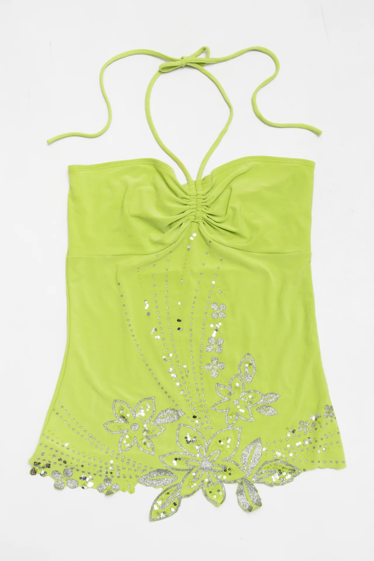 Assa Halter Top Green | c. 167 | Size 8