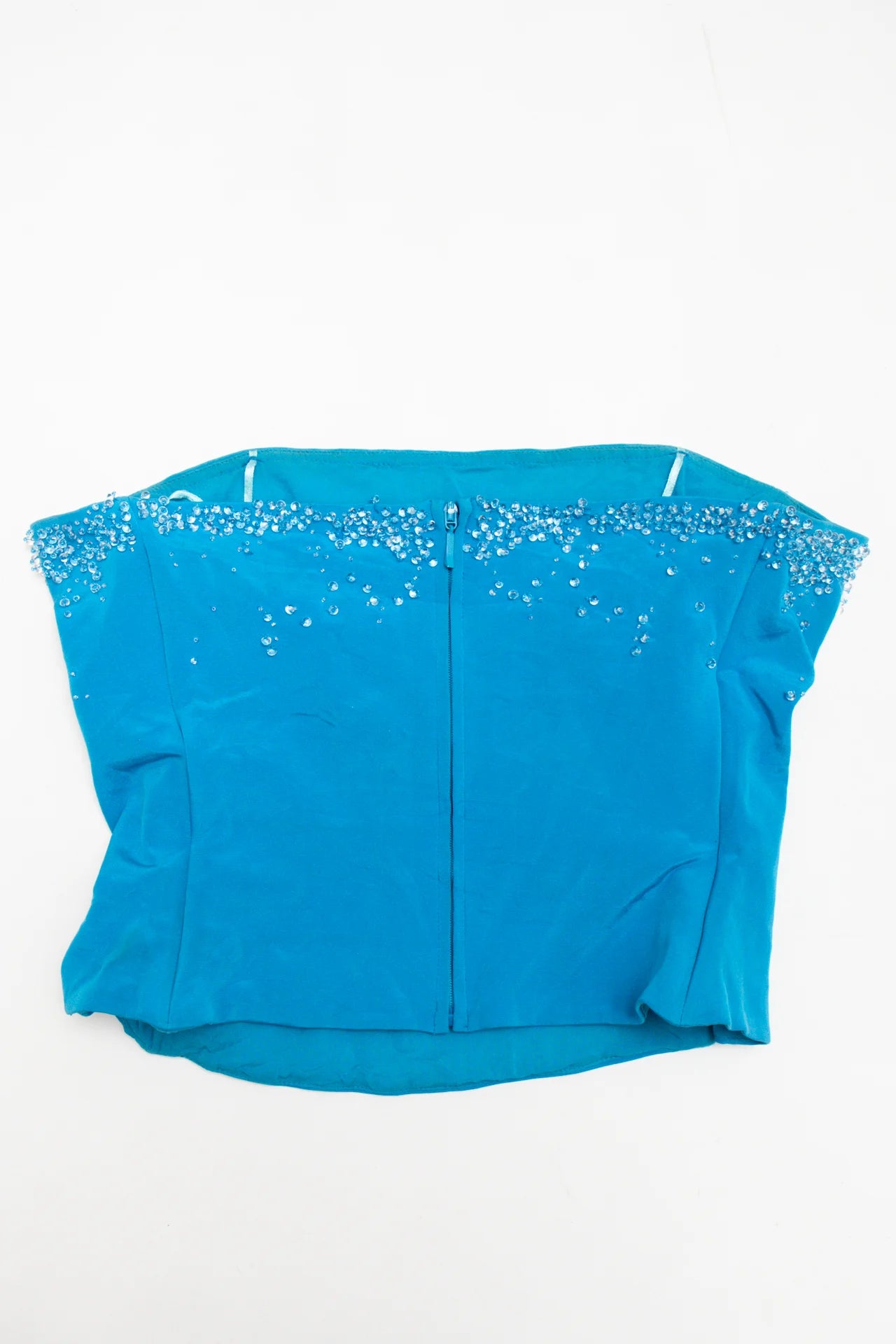 Bianca Nygård Strapless Top Blue | c. 167 | Size 6/8
