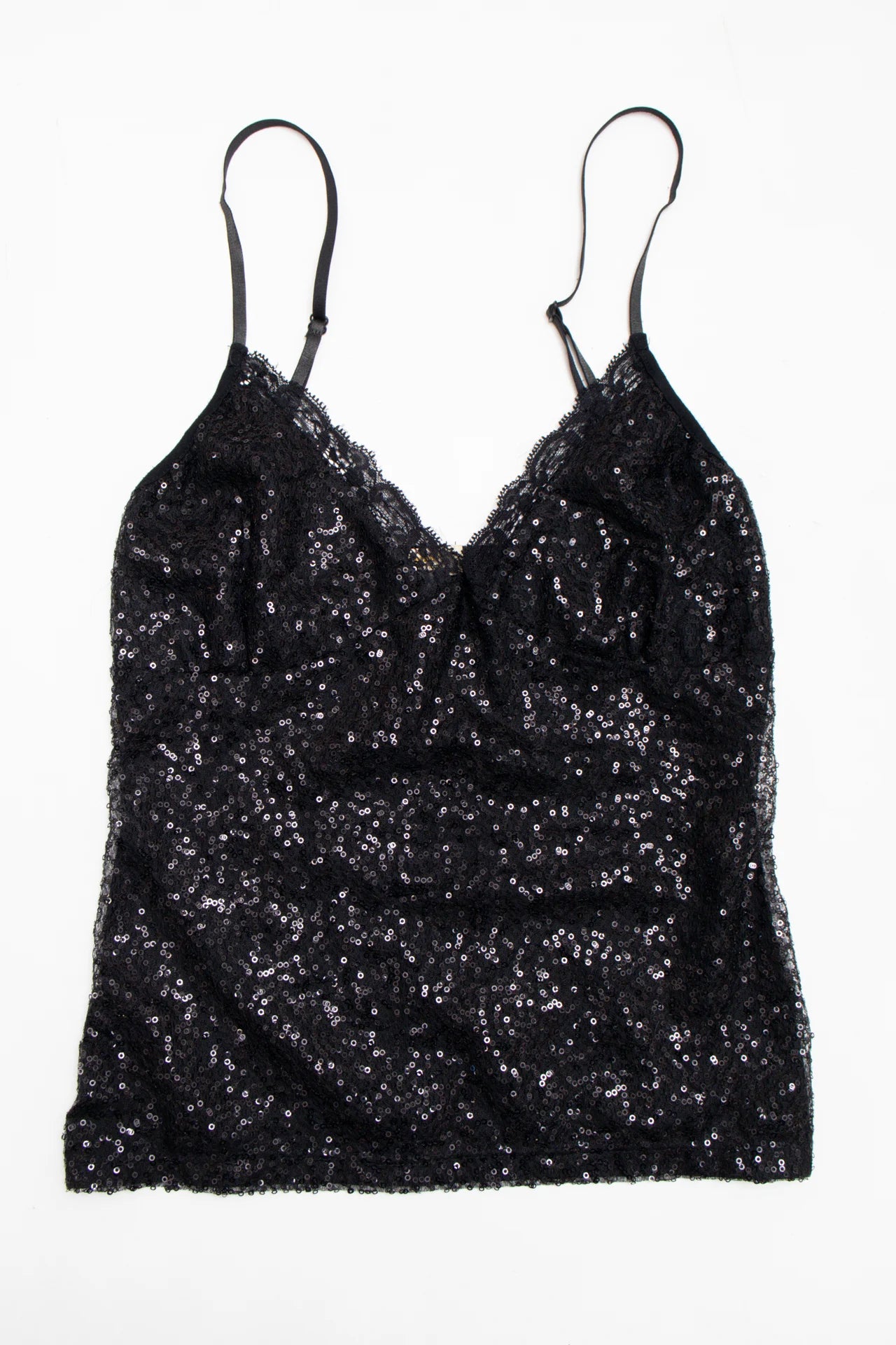 Artigli Sequin Cami Top Black | c. 167 | Size 10