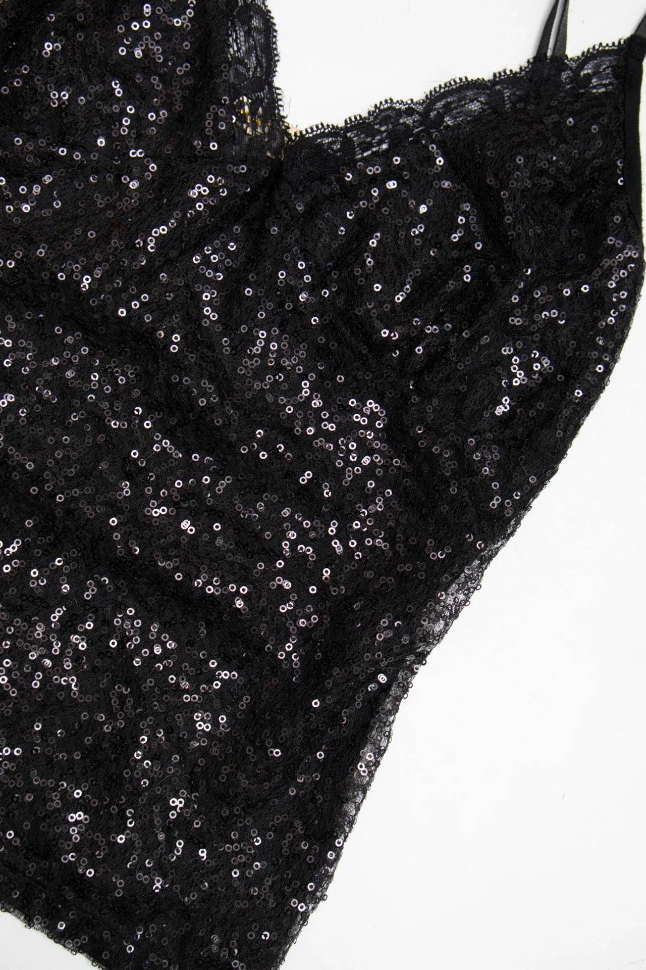 Artigli Sequin Cami Top Black | c. 167 | Size 10