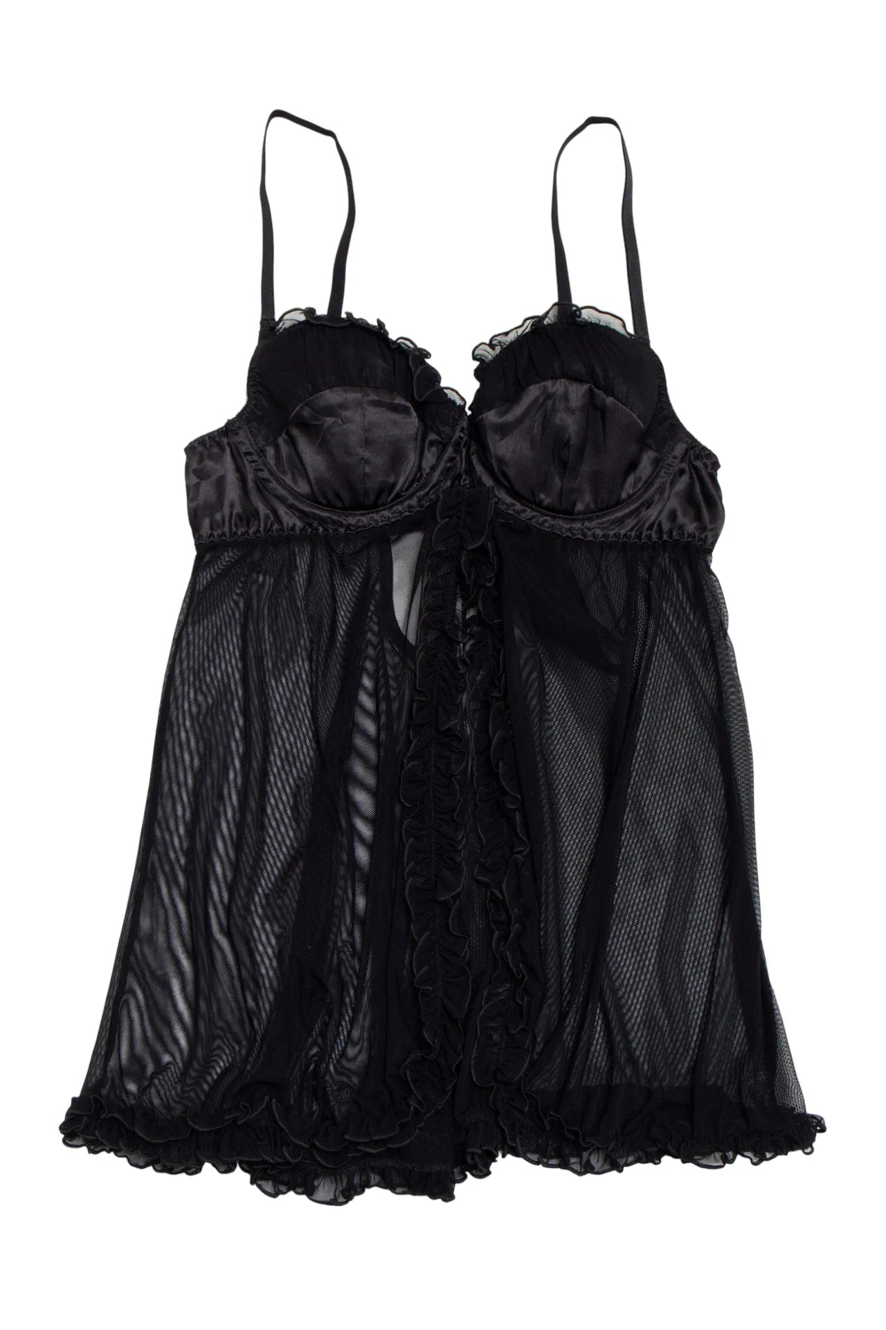 Frederick's Of Hollywood Babydoll Lingerie Set Black | c. 167 | Size 10
