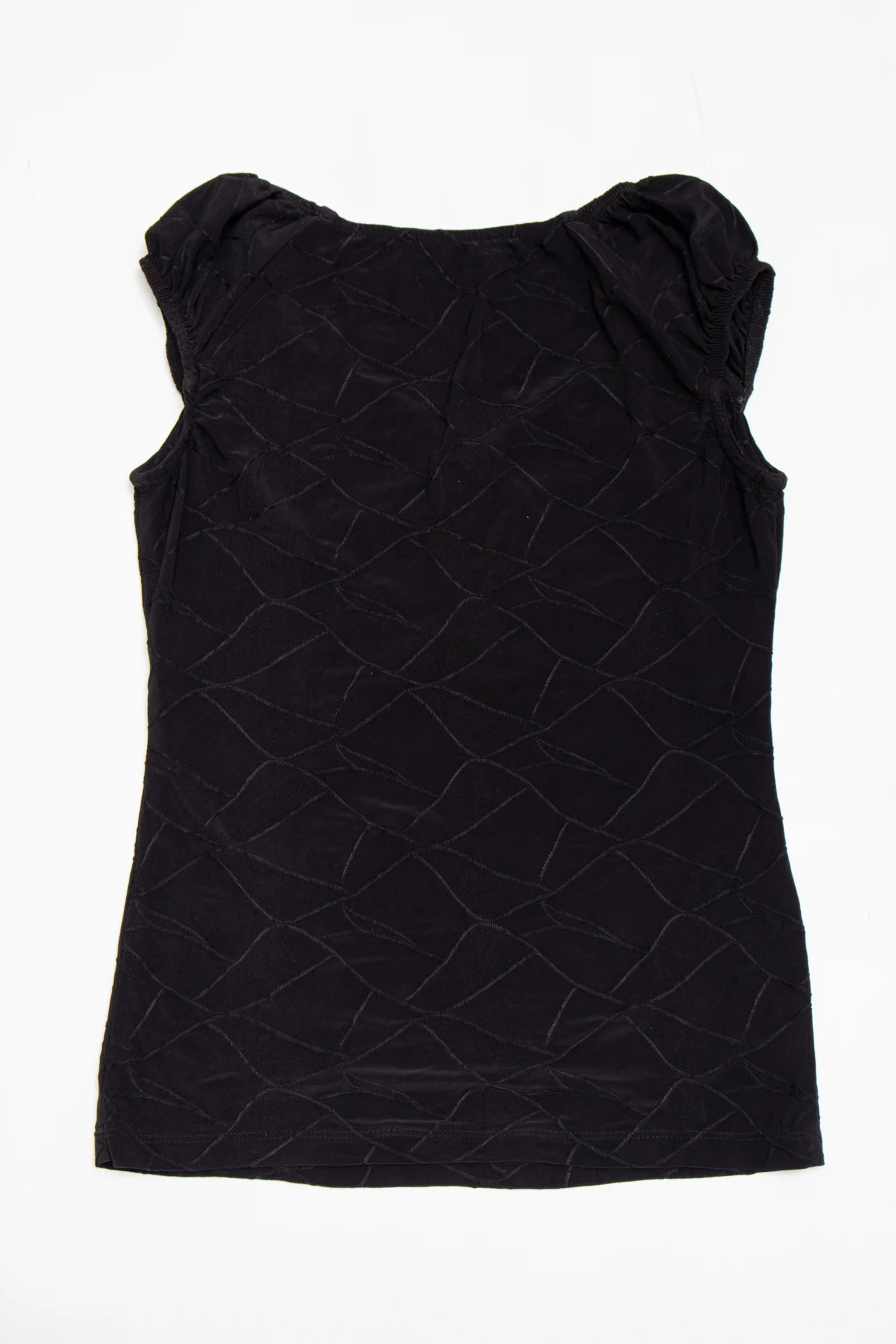 Zoé Cap Sleeve Top Black | c. 167 | Size 8/10