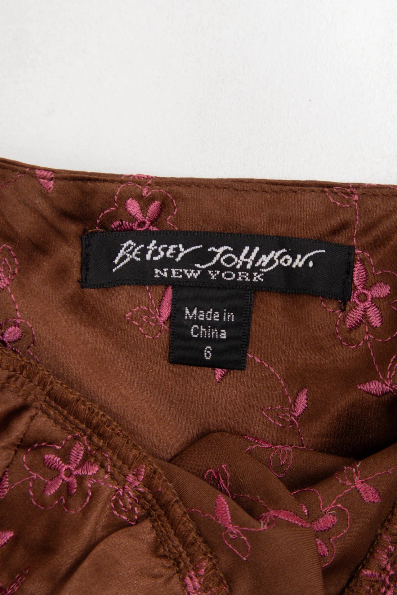 Betsey Johnson Dress Brown | c. 167 | Size 8