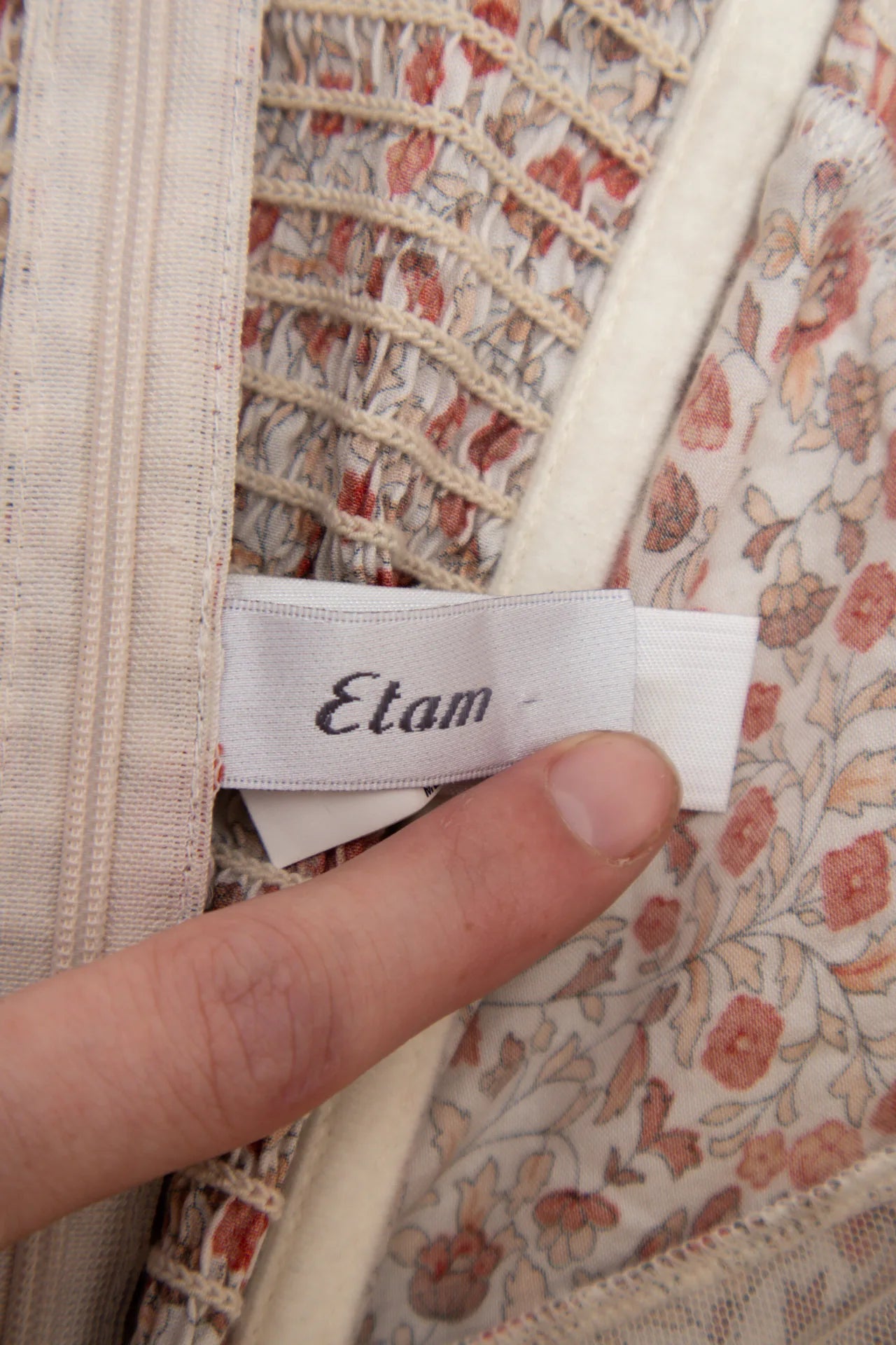 Etam Bustier Top Beige | c. 167 | Size 8B